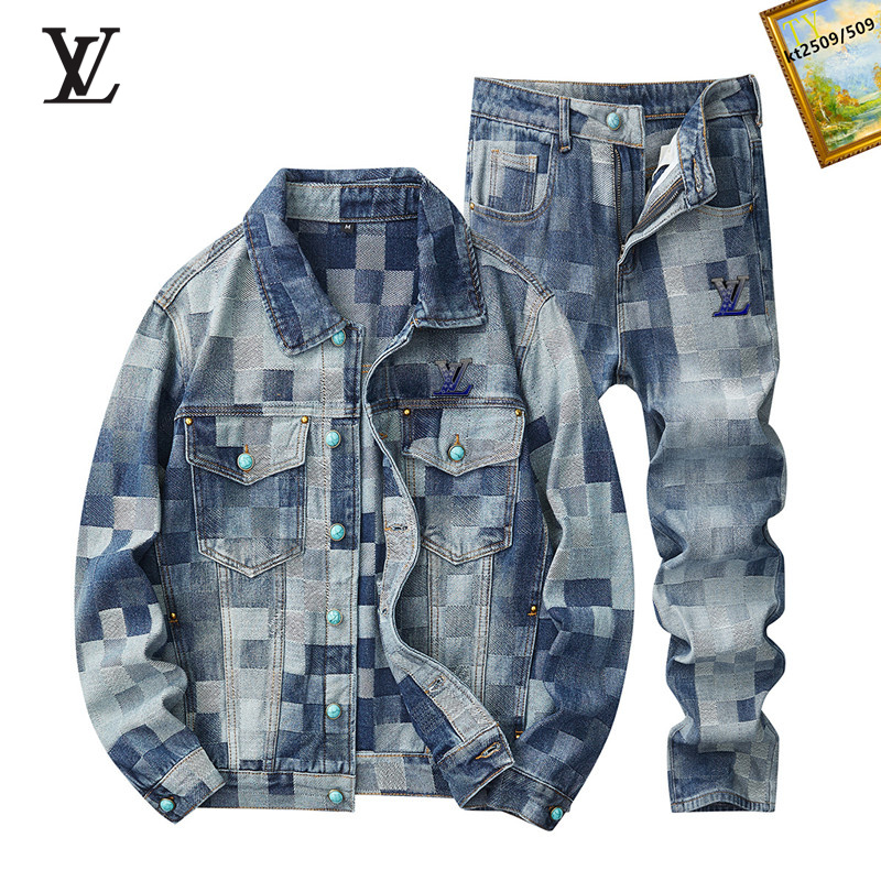Cheap Louis Vuitton Tracksuits for Men in 223751, $120 USD- [IB223751] - Replica Louis Vuitton Tracksuits for Men