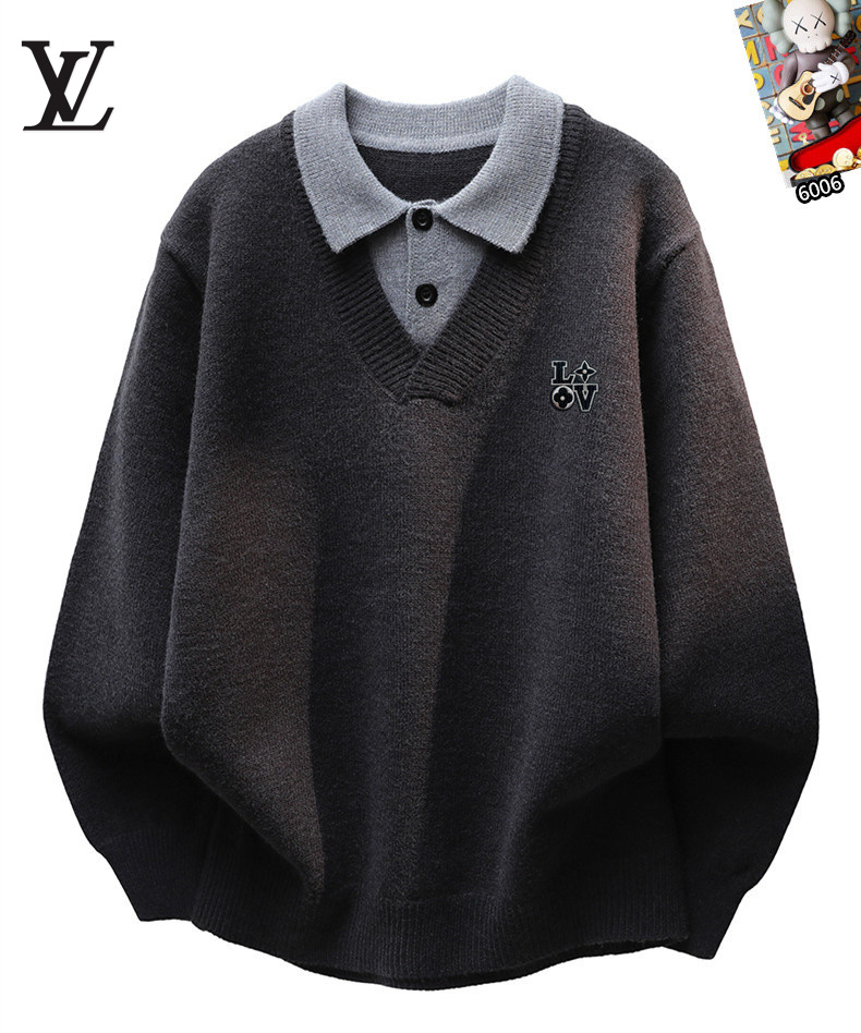Cheap Louis Vuitton  Sweaters for Men in 223822, $60 USD- [IB223822] - Replica Louis Vuitton  Sweaters for Men