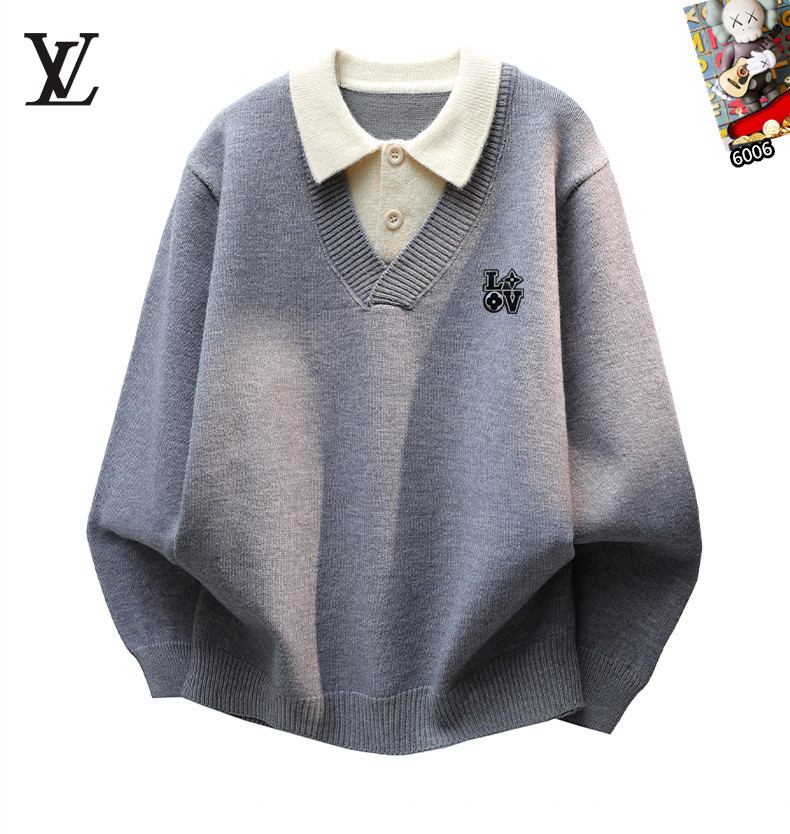 Cheap Louis Vuitton  Sweaters for Men in 223824, $60 USD- [IB223824] - Replica Louis Vuitton  Sweaters for Men