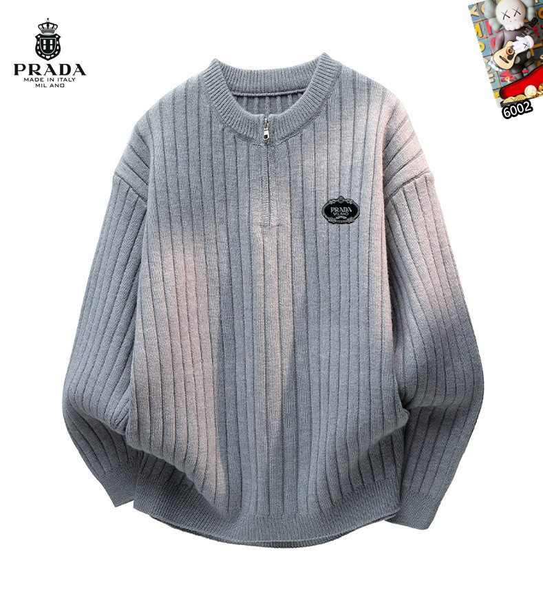 Cheap Prado Sweaters for Men in 223837, $60 USD- [IB223837] - Replica Prado Sweaters for Men