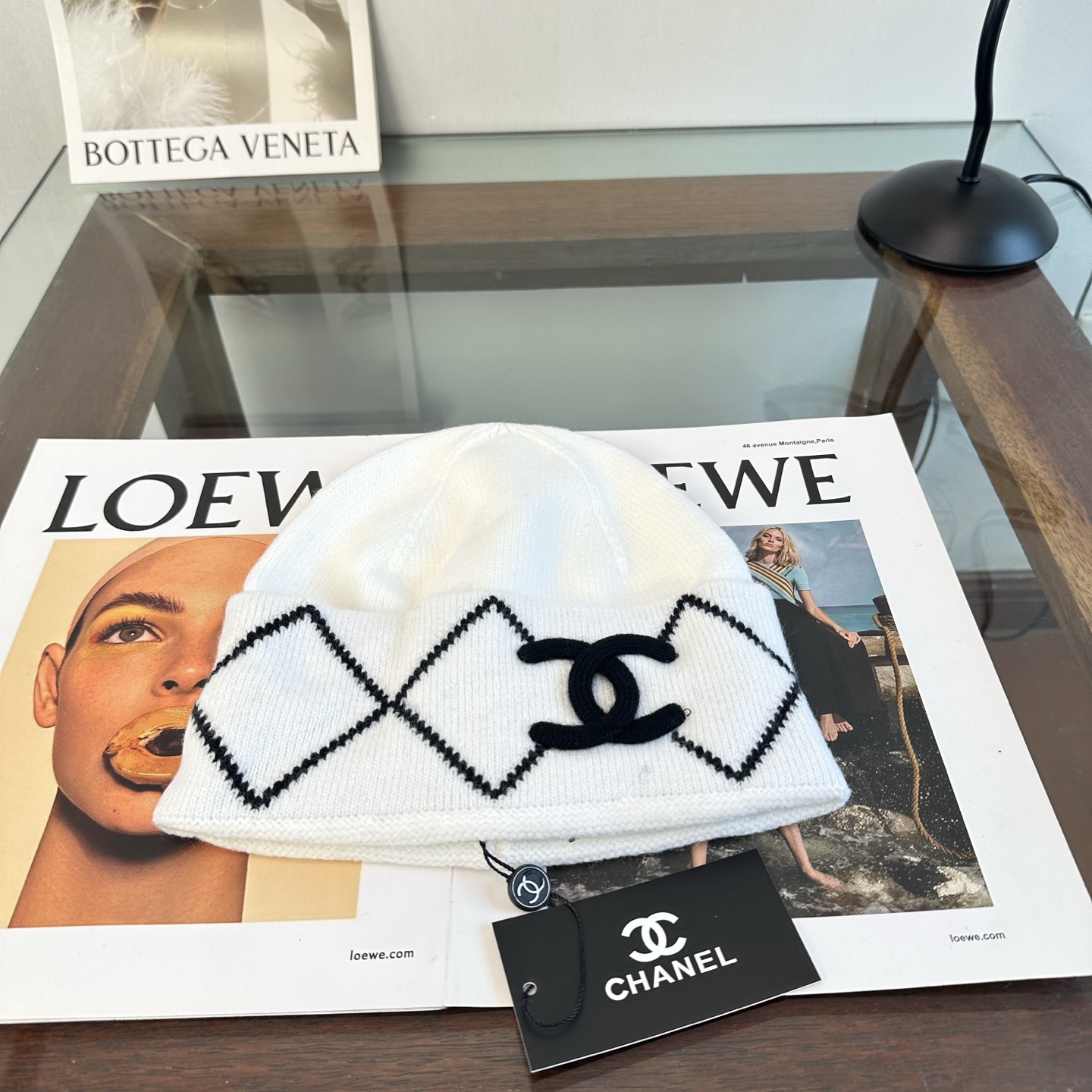 Cheap Chanel Hats in 223937, $45 USD- [IB223937] - Replica Chanel Hats