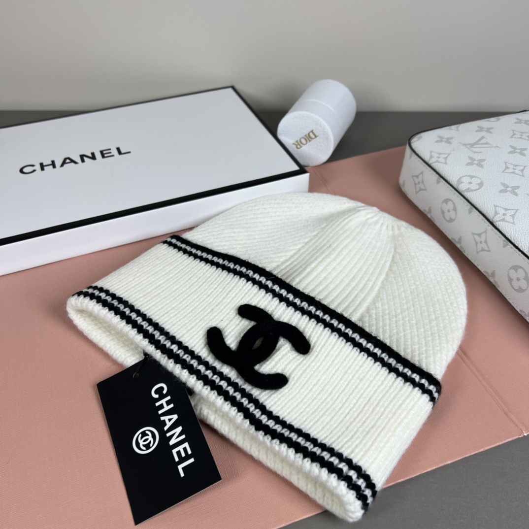 Cheap Chanel Hats in 224016, $45 USD- [IB224016] - Replica Chanel Hats