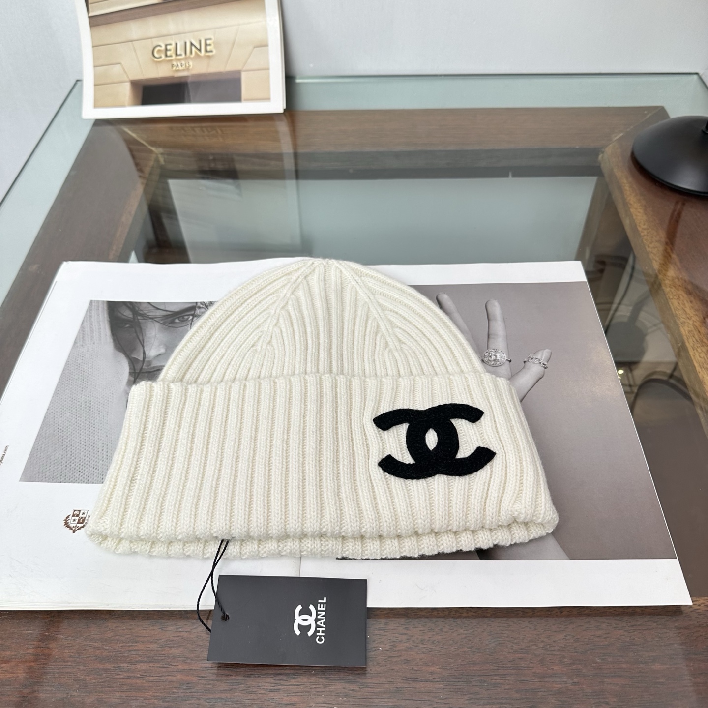 Cheap Chanel Hats in 224048, $45 USD- [IB224048] - Replica Chanel Hats