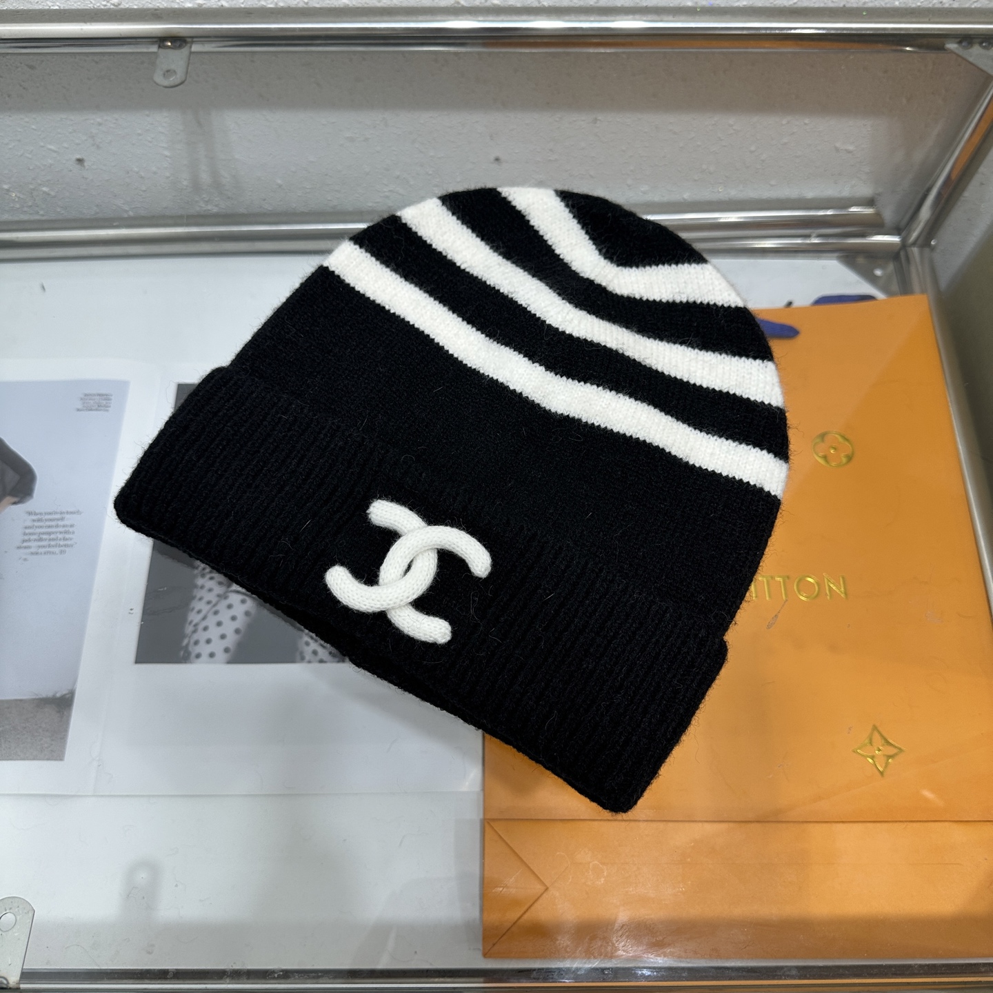 Cheap Chanel Hats in 224072, $45 USD- [IB224072] - Replica Chanel Hats