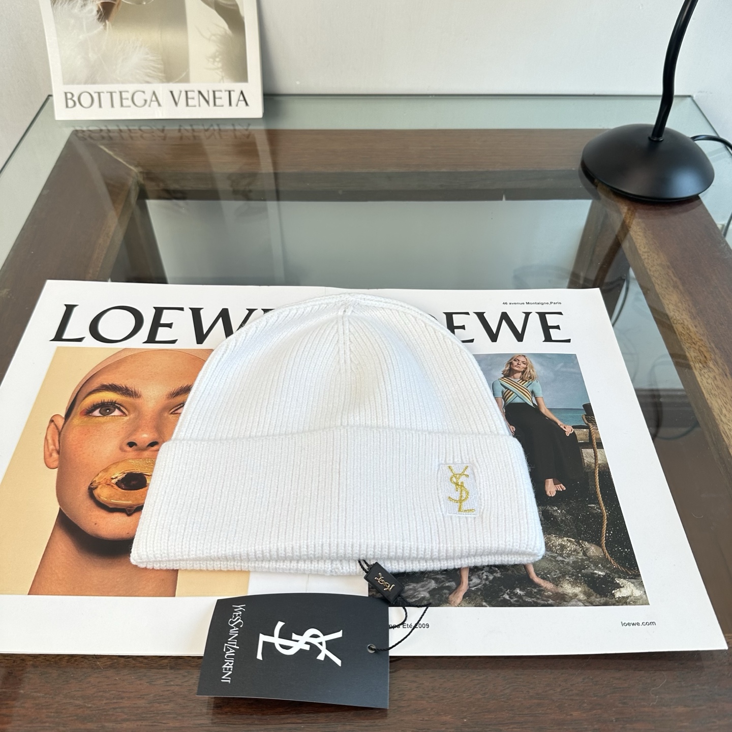 Cheap YSL Caps in 224305, $45 USD- [IB224305] - Replica YSL Caps