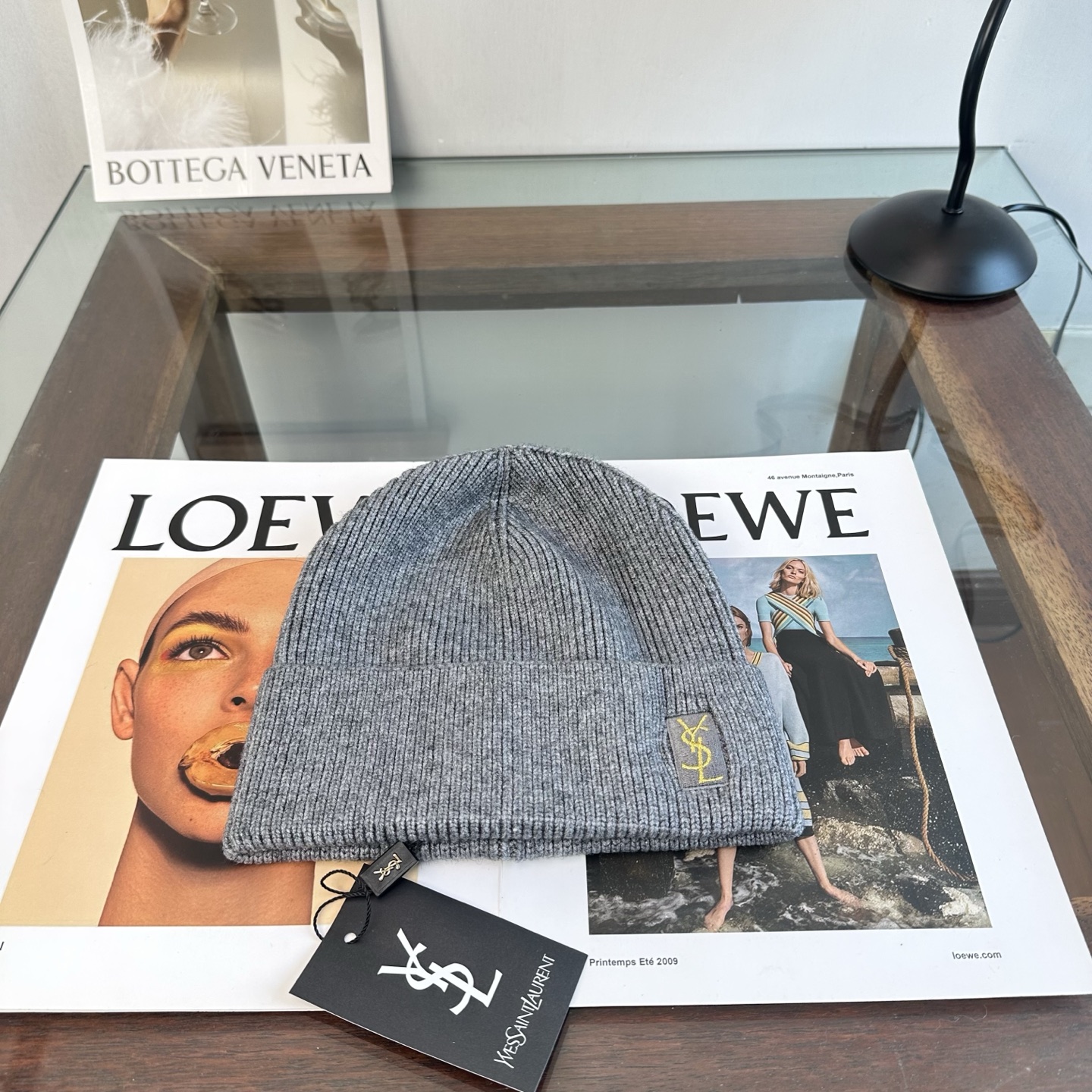 Cheap YSL Caps in 224306, $45 USD- [IB224306] - Replica YSL Caps