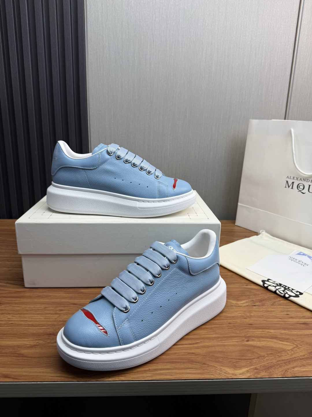 Cheap Alexander Mcqueen Sneakers For Men in 224515, $75 USD- [IB224515] - Replica Alexander Mcqueen Sneakers For Men