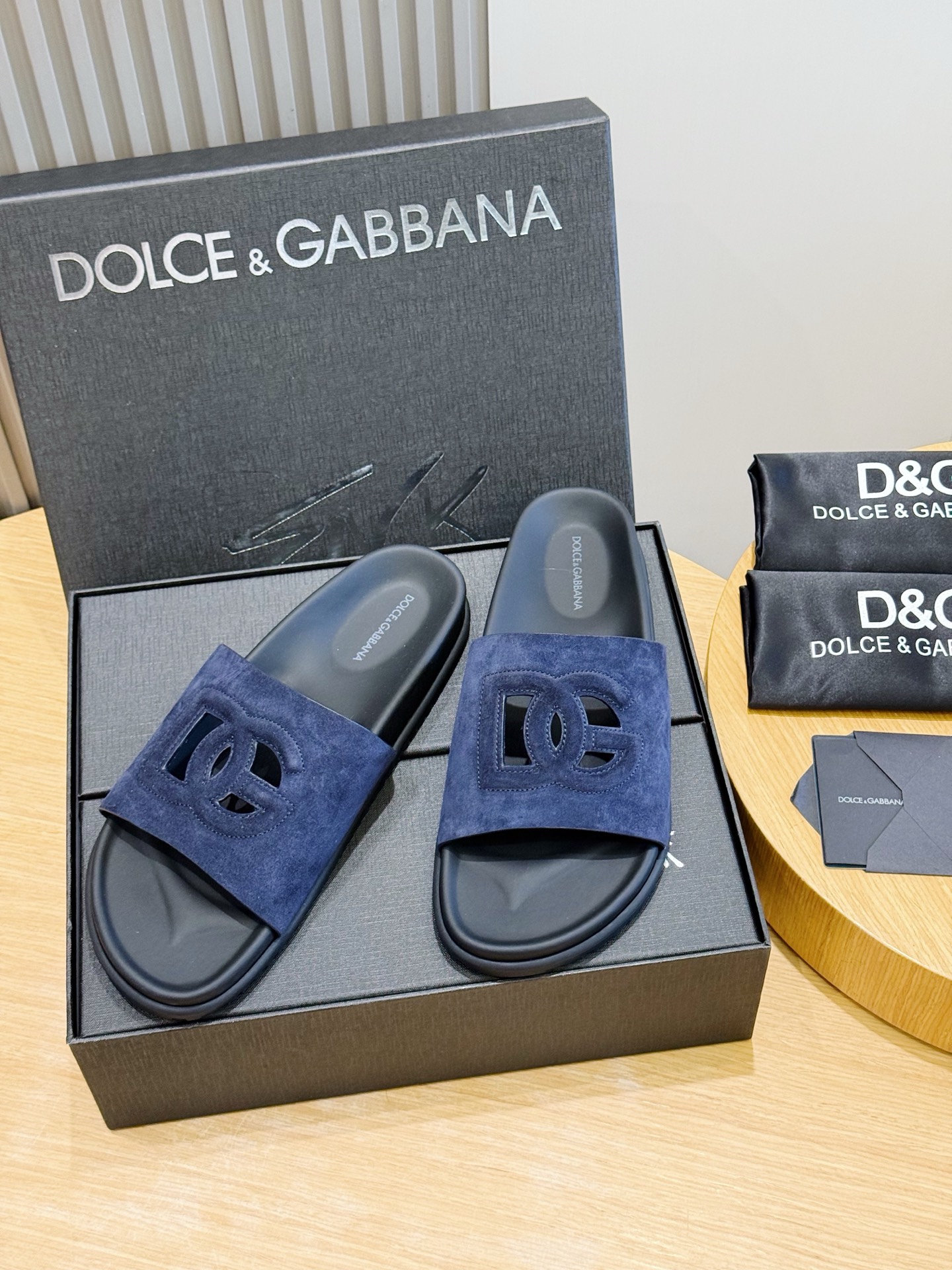 Cheap DG Slippers For Men in 224568, $80 USD- [IB224568] - Replica DG Slippers For Men
