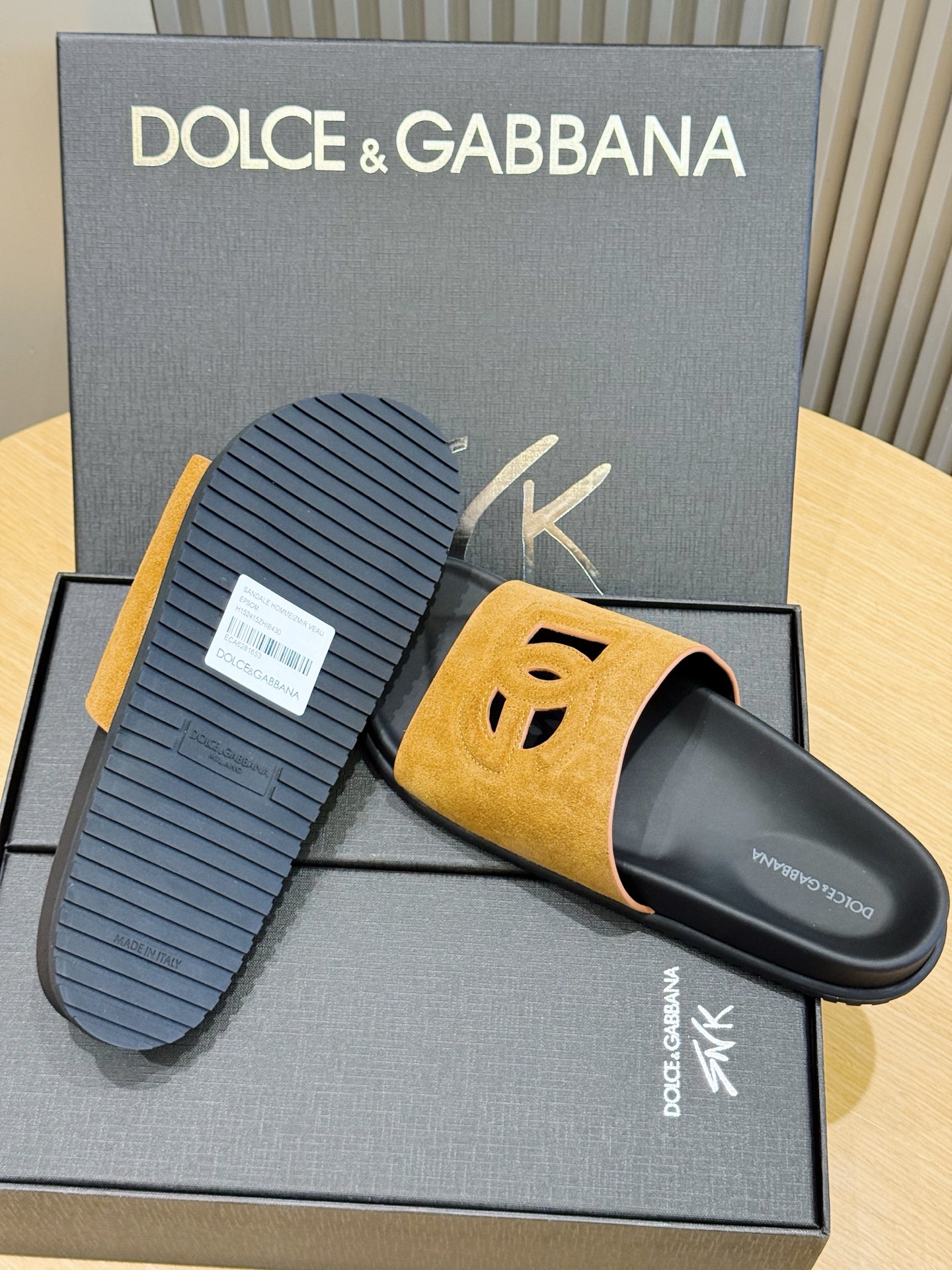 Cheap DG Slippers For Men in 224569, $80 USD- [IB224569] - Replica DG Slippers For Men