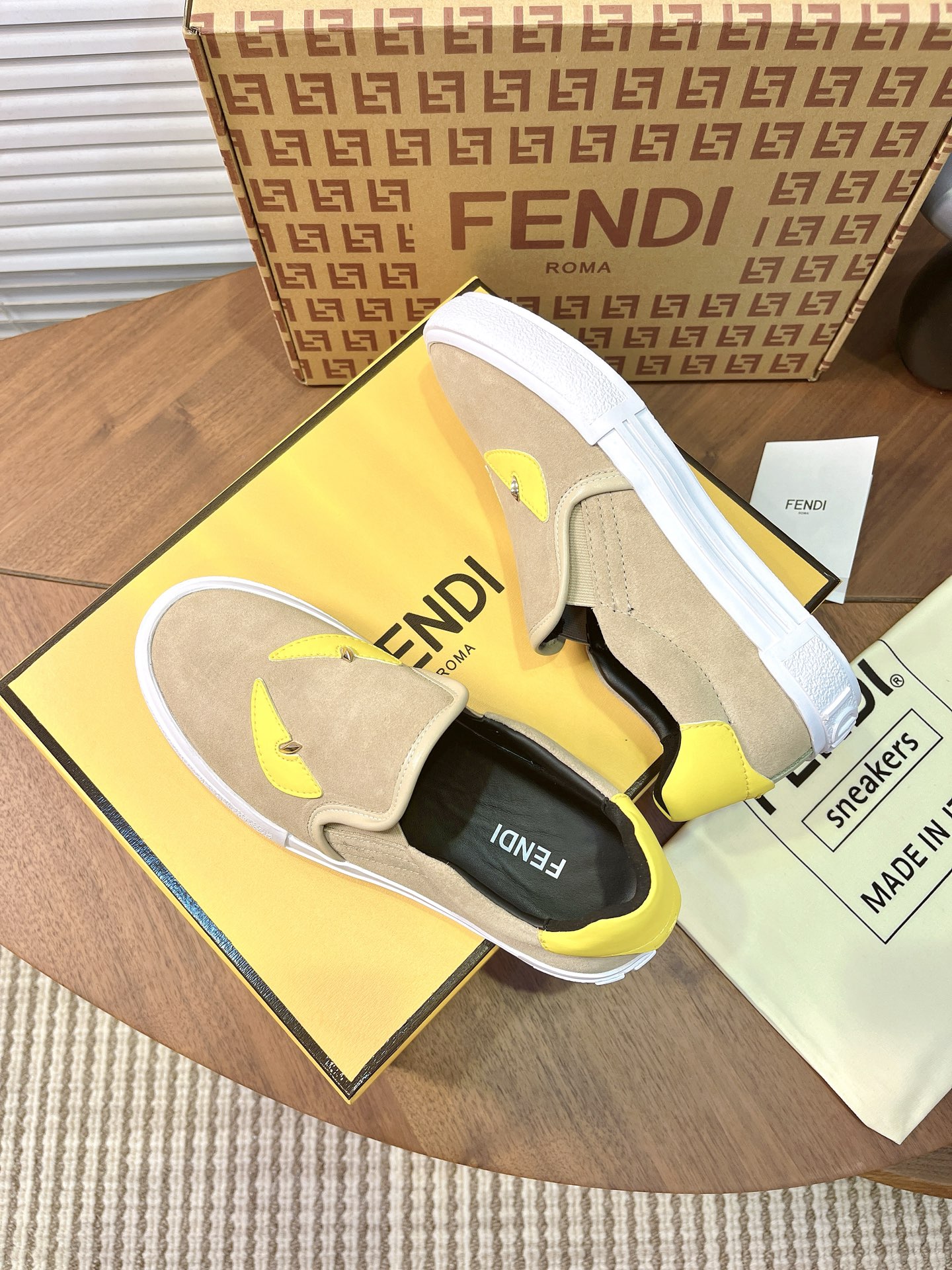 Cheap Fendi Leather shoes For Men in 224572, $75 USD- [IB224572] - Replica Fendi Leather shoes For Men
