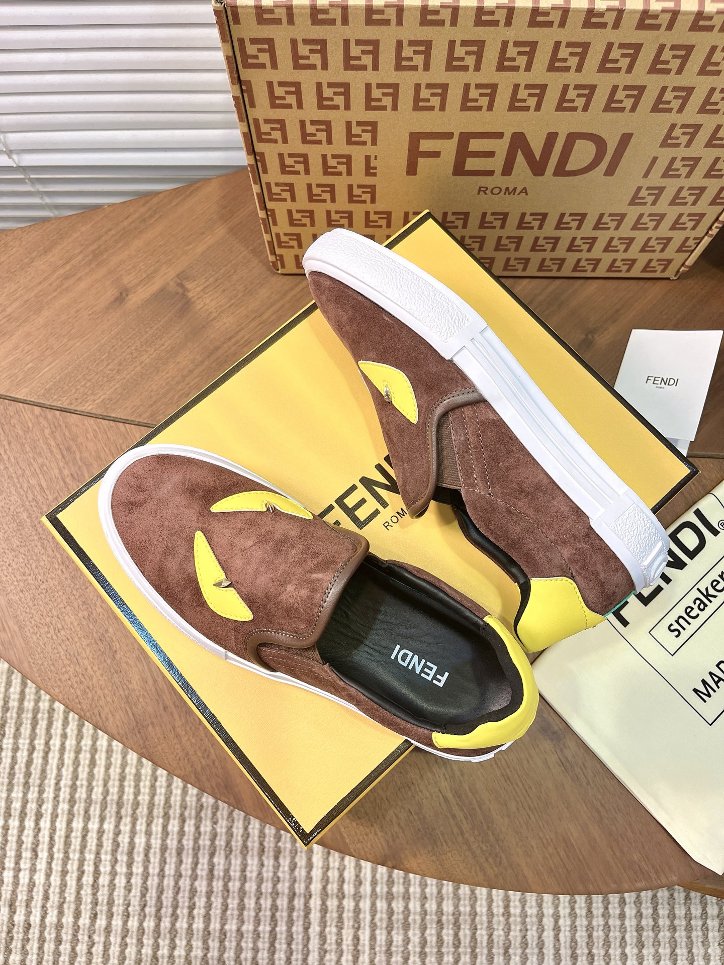 Cheap Fendi Leather shoes For Men in 224573, $75 USD- [IB224573] - Replica Fendi Leather shoes For Men