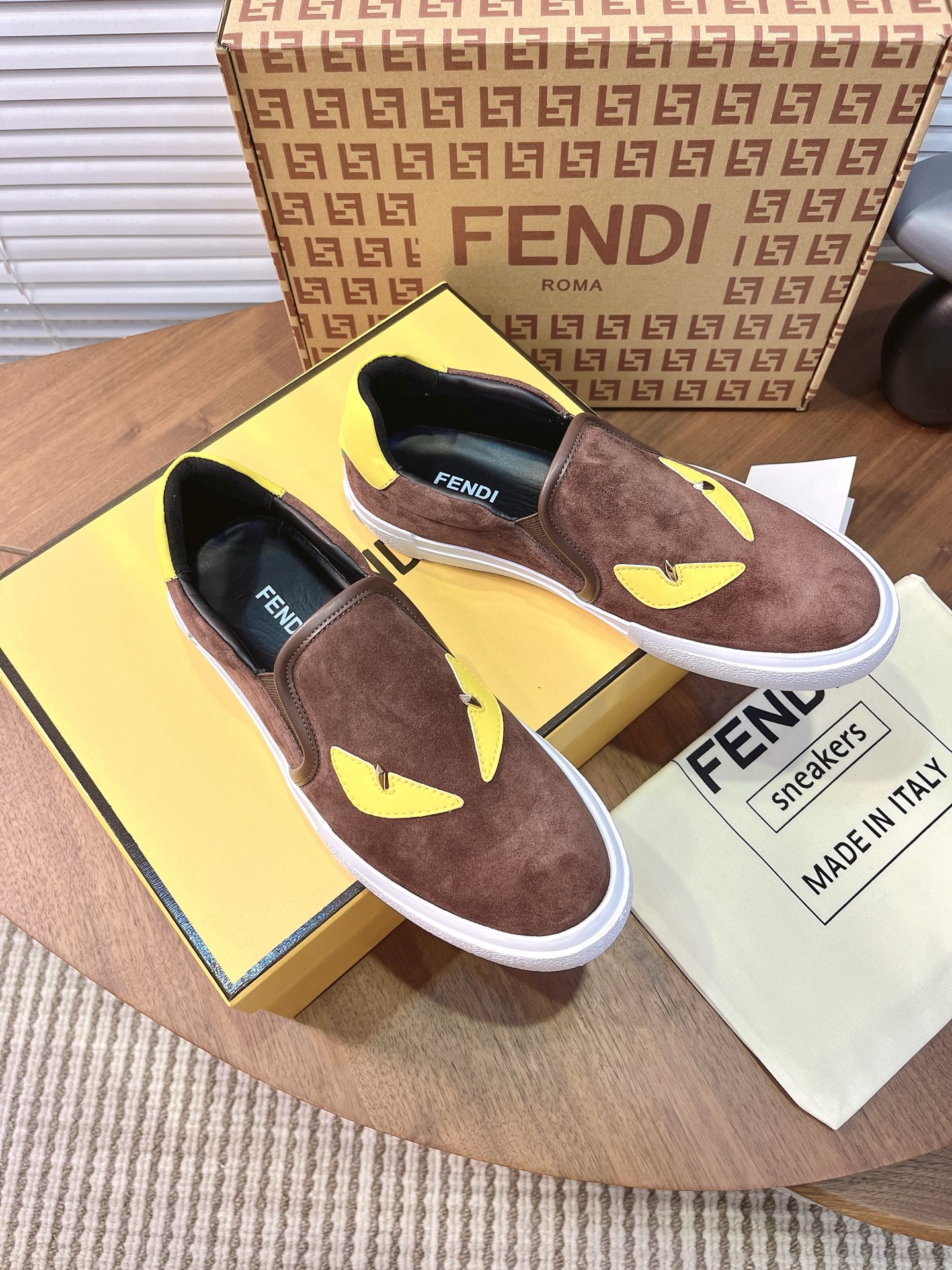Cheap Fendi Leather shoes For Men in 224573, $75 USD- [IB224573] - Replica Fendi Leather shoes For Men