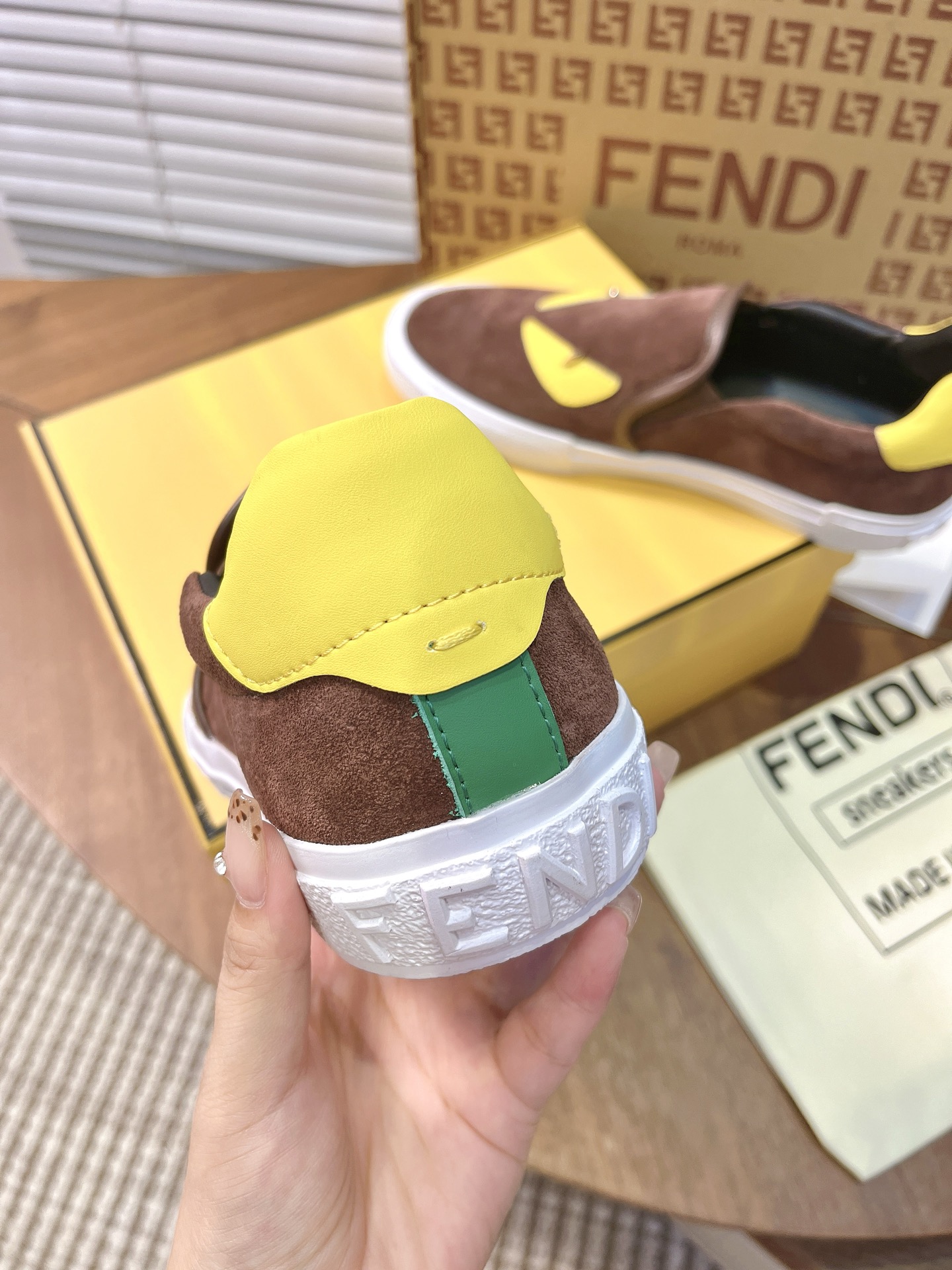 Cheap Fendi Leather shoes For Men in 224573, $75 USD- [IB224573] - Replica Fendi Leather shoes For Men