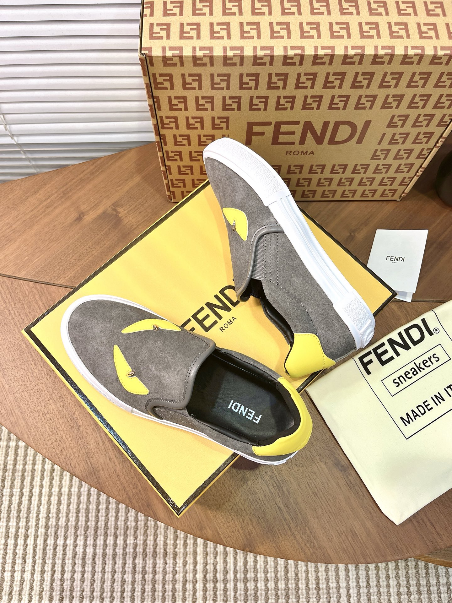 Cheap Fendi Leather shoes For Men in 224574, $75 USD- [IB224574] - Replica Fendi Leather shoes For Men