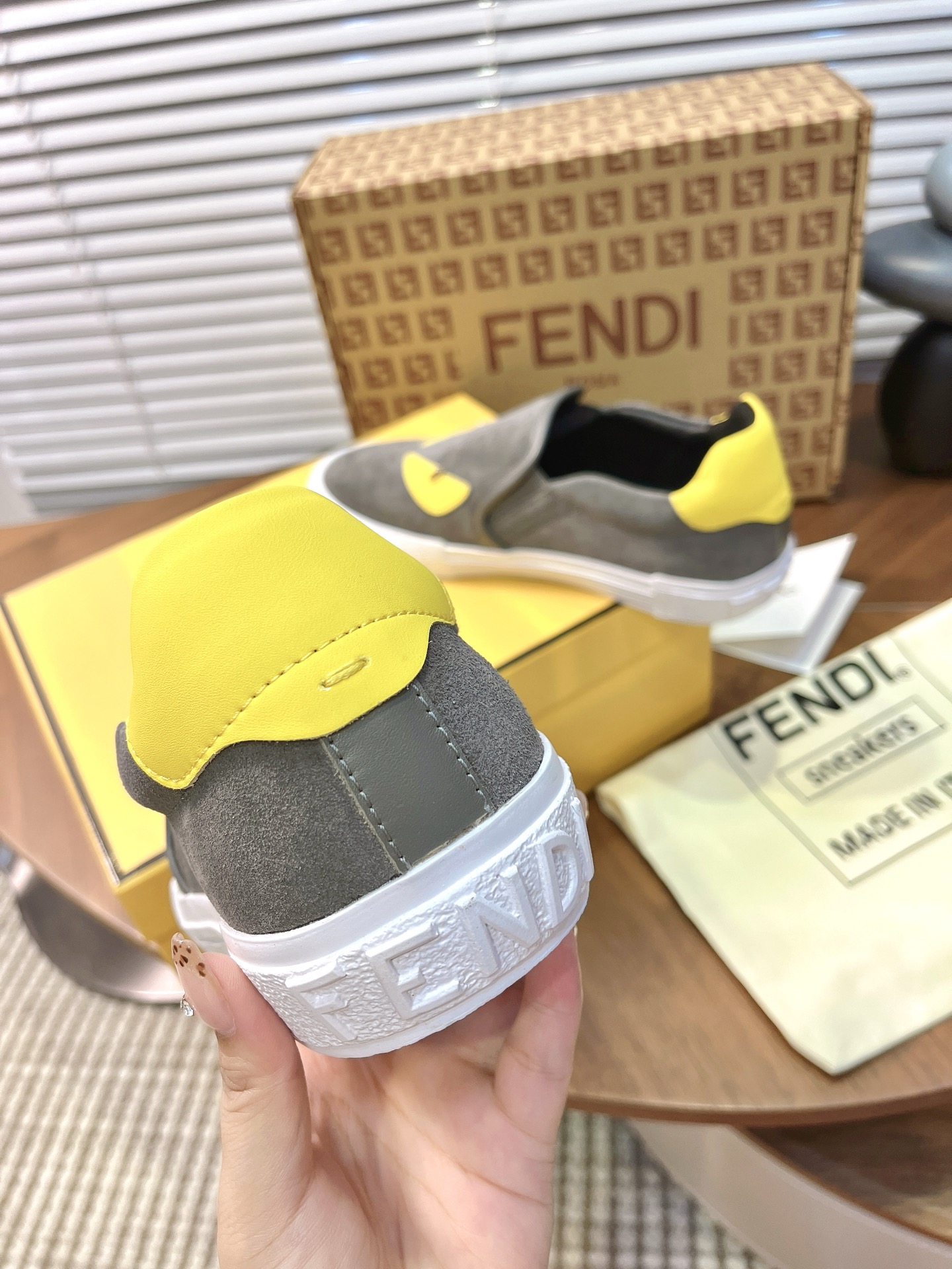Cheap Fendi Leather shoes For Men in 224574, $75 USD- [IB224574] - Replica Fendi Leather shoes For Men