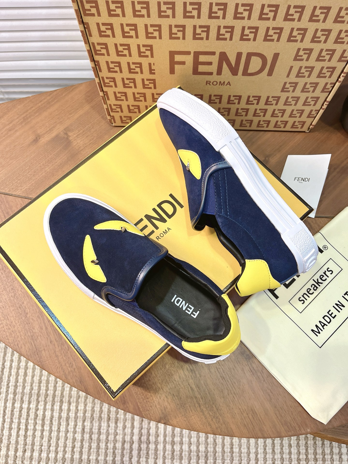Cheap Fendi Leather shoes For Men in 224575, $75 USD- [IB224575] - Replica Fendi Leather shoes For Men