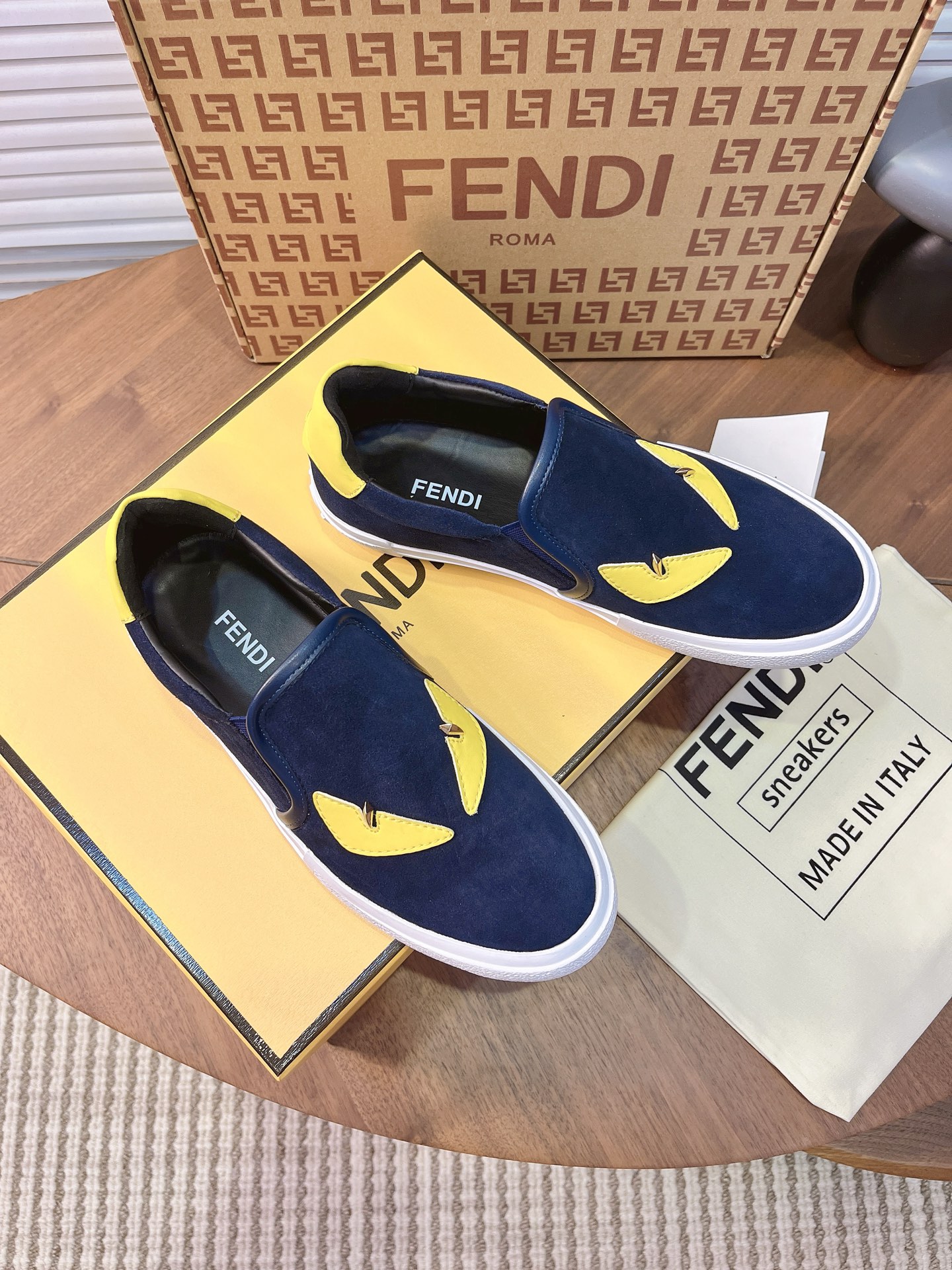 Cheap Fendi Leather shoes For Men in 224575, $75 USD- [IB224575] - Replica Fendi Leather shoes For Men