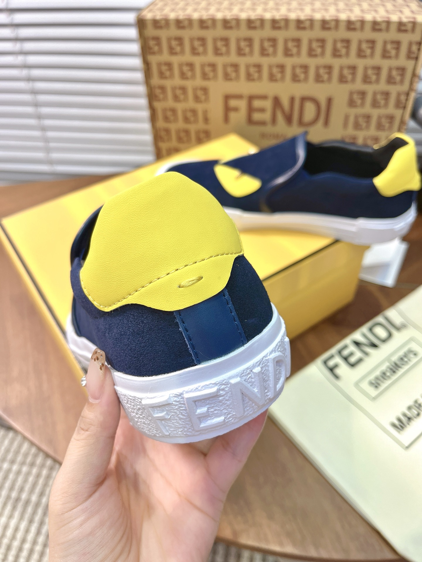 Cheap Fendi Leather shoes For Men in 224575, $75 USD- [IB224575] - Replica Fendi Leather shoes For Men