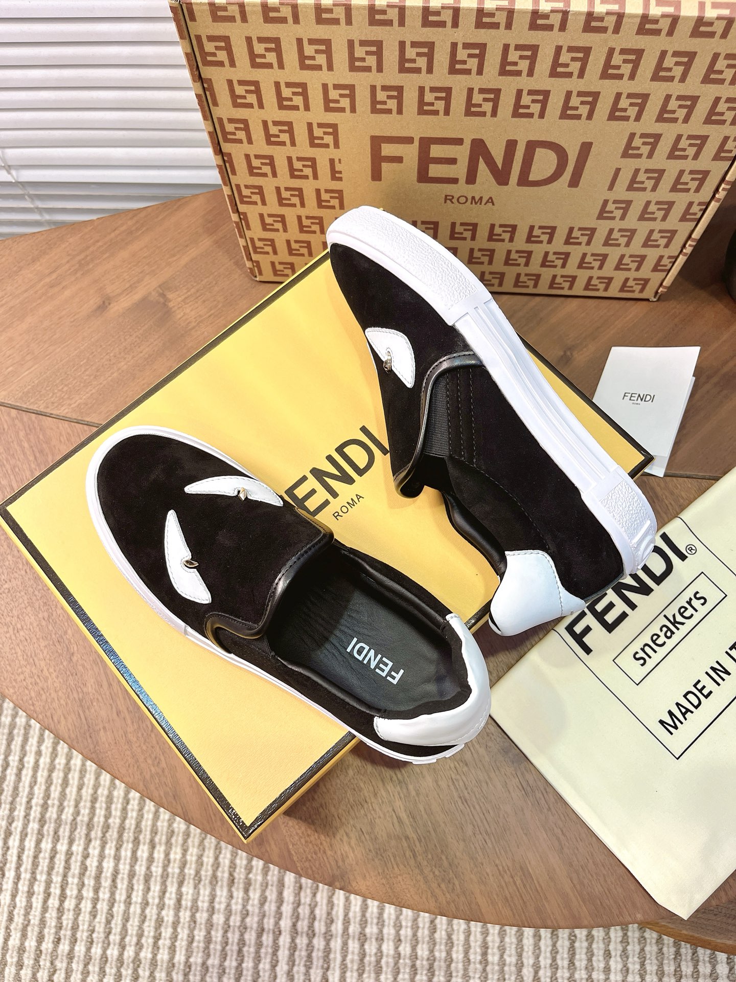 Cheap Fendi Leather shoes For Men in 224576, $75 USD- [IB224576] - Replica Fendi Leather shoes For Men