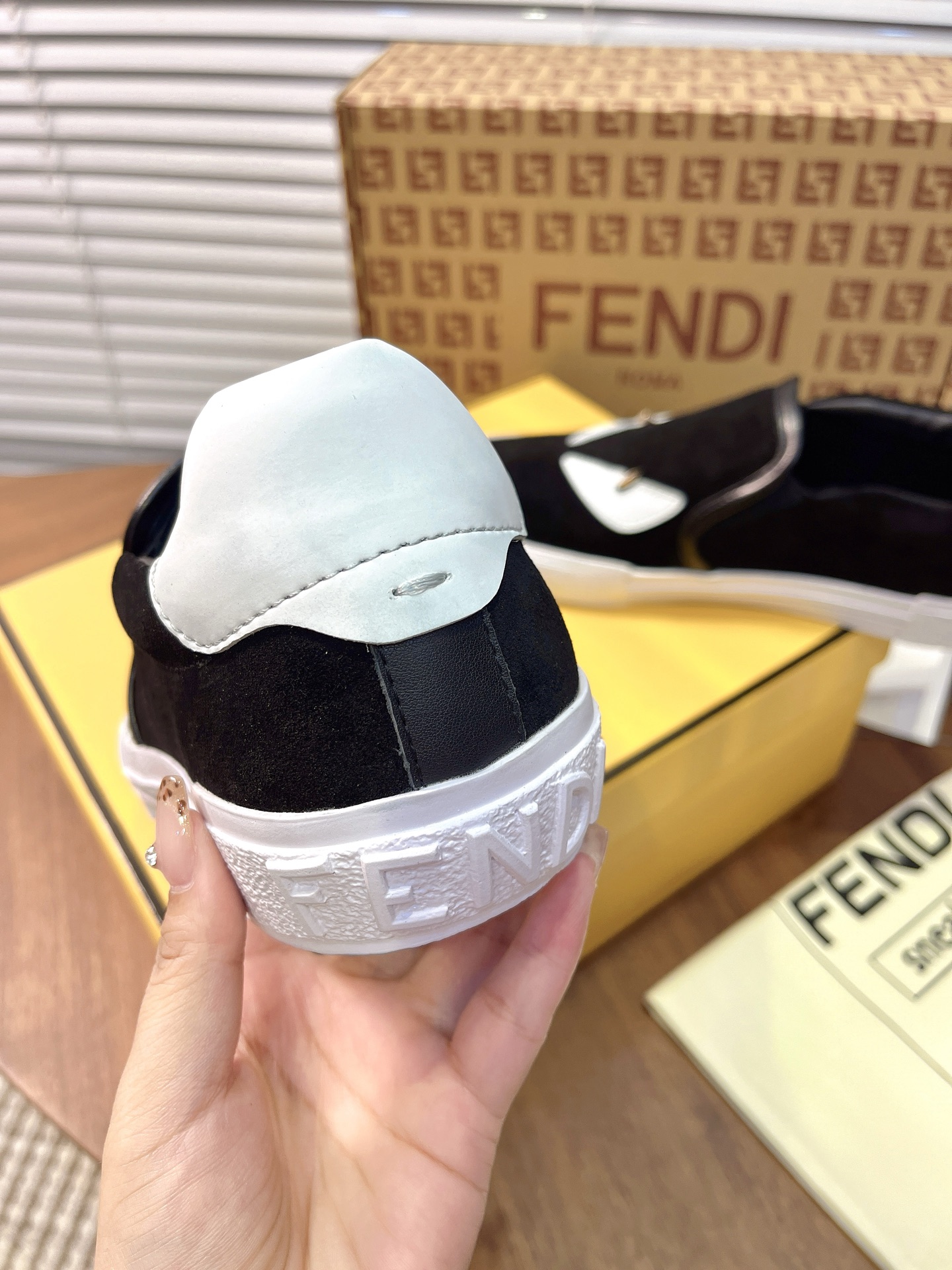 Cheap Fendi Leather shoes For Men in 224576, $75 USD- [IB224576] - Replica Fendi Leather shoes For Men