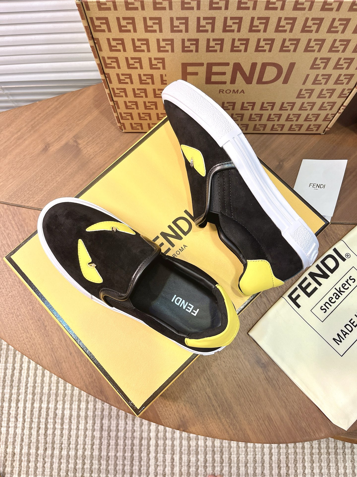 Cheap Fendi Leather shoes For Men in 224577, $75 USD- [IB224577] - Replica Fendi Leather shoes For Men