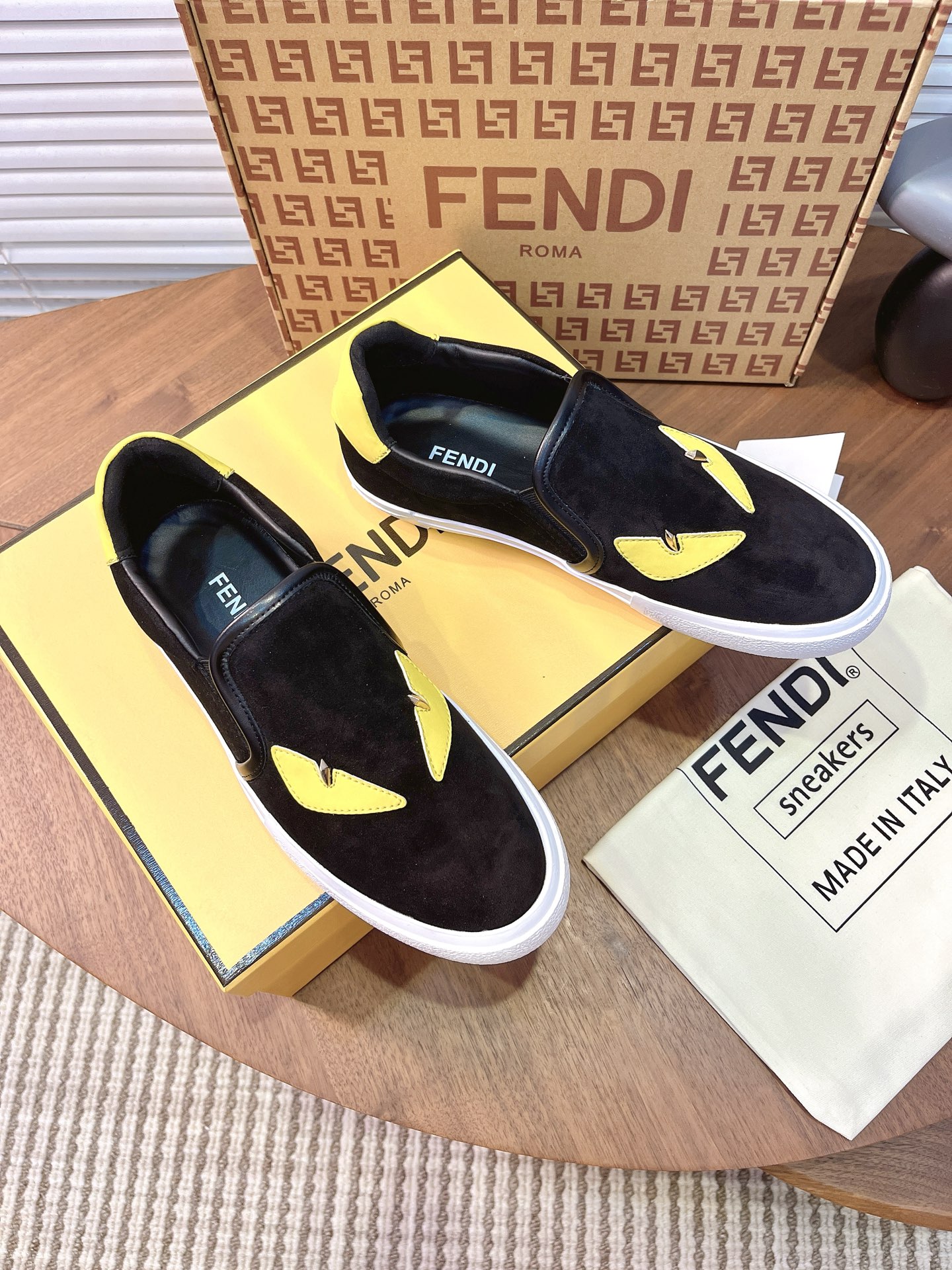Cheap Fendi Leather shoes For Men in 224577, $75 USD- [IB224577] - Replica Fendi Leather shoes For Men
