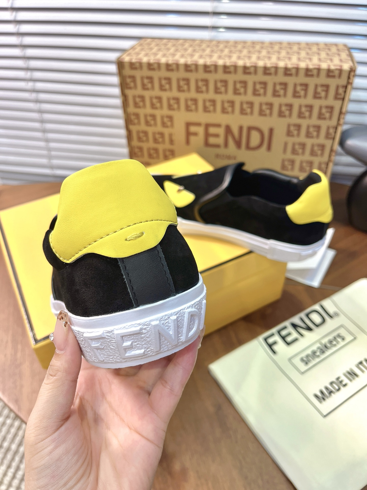 Cheap Fendi Leather shoes For Men in 224577, $75 USD- [IB224577] - Replica Fendi Leather shoes For Men