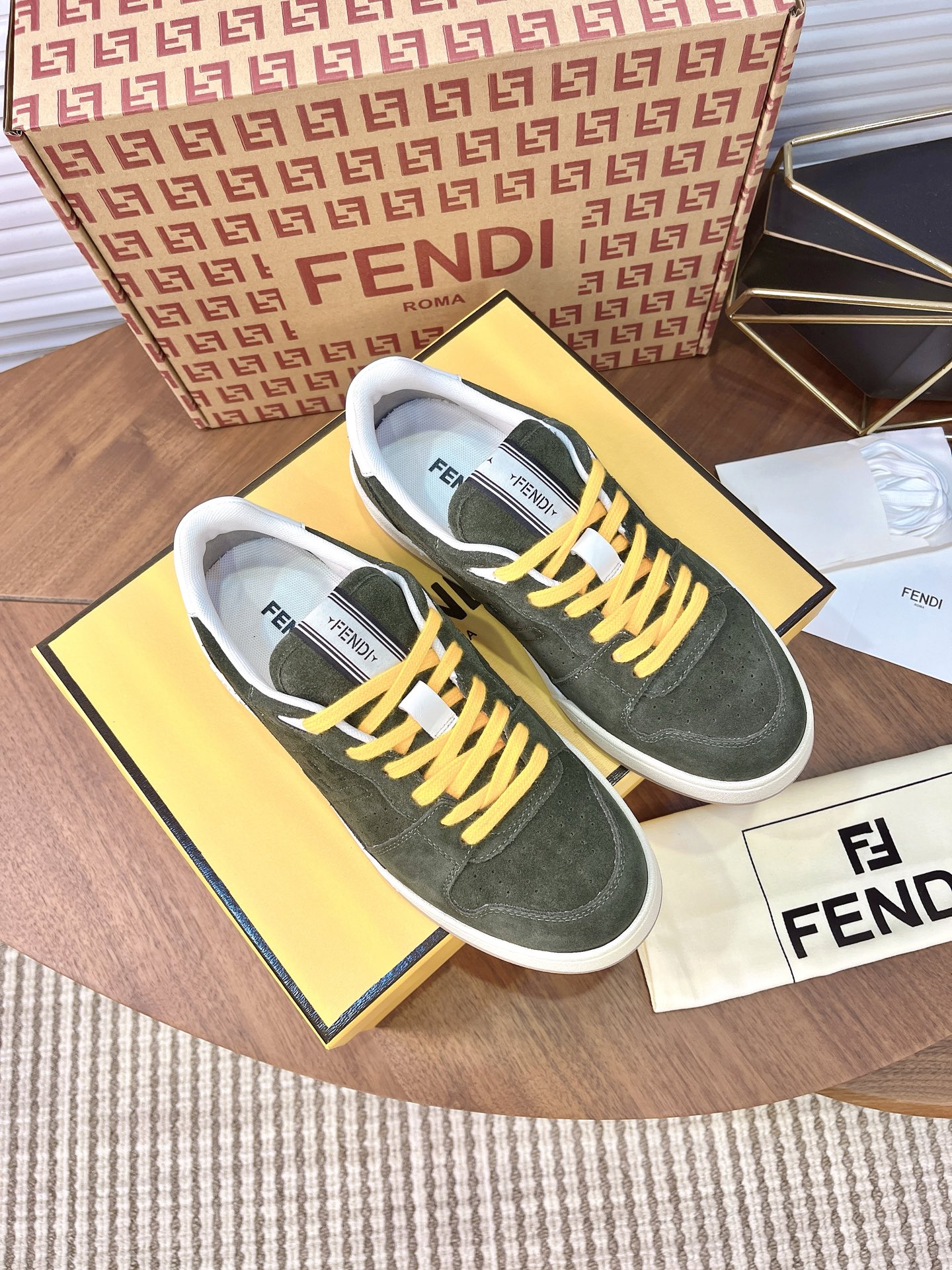 Cheap Fendi Sneakers For Men in 224578, $85 USD- [IB224578] - Replica Fendi Sneakers For Men