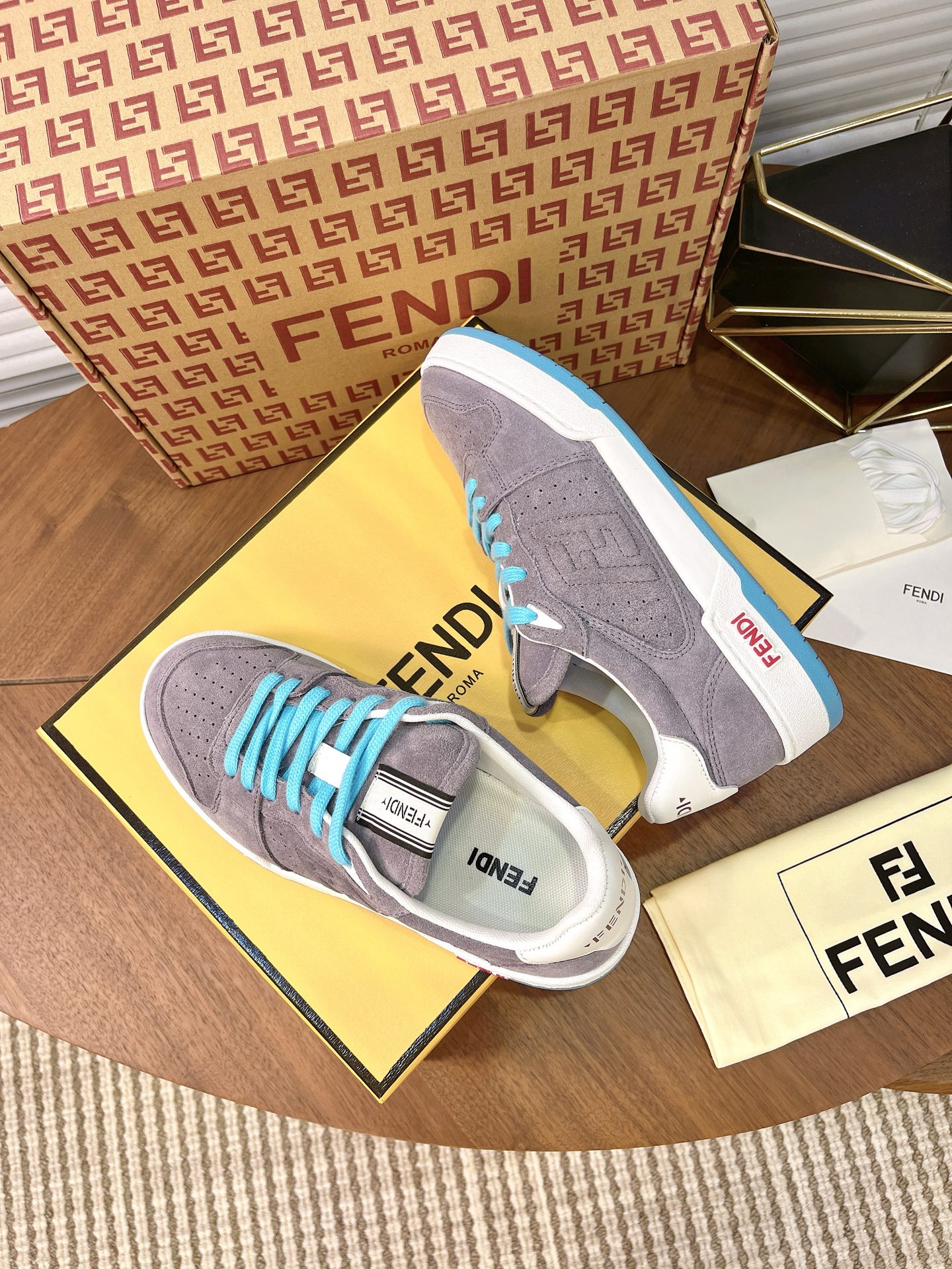Cheap Fendi Sneakers For Men in 224579, $85 USD- [IB224579] - Replica Fendi Sneakers For Men