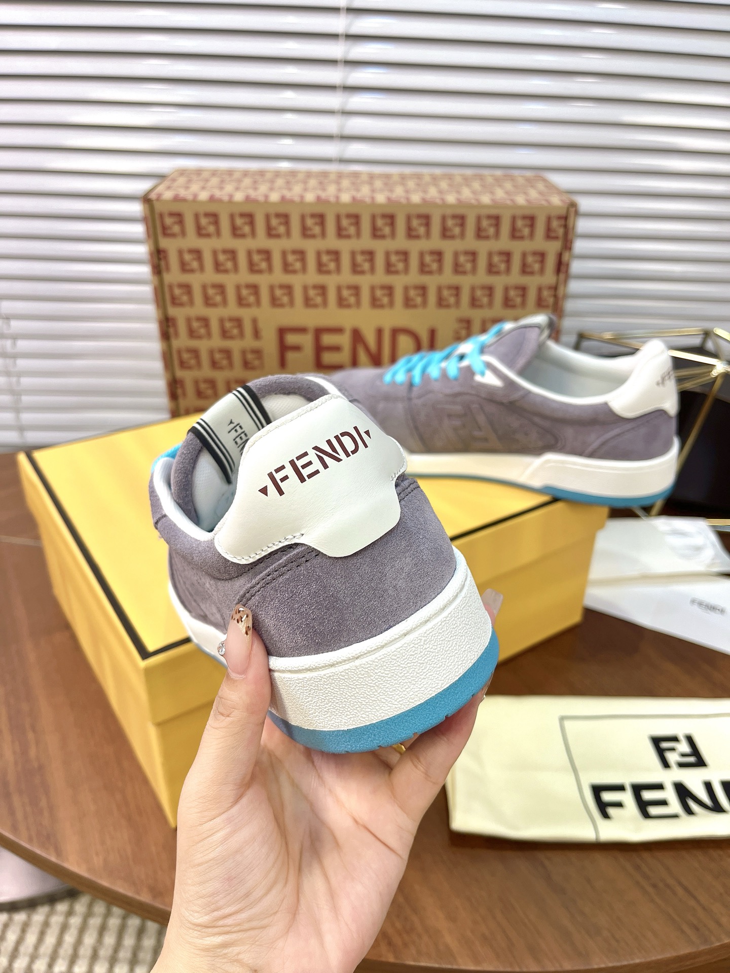 Cheap Fendi Sneakers For Men in 224579, $85 USD- [IB224579] - Replica Fendi Sneakers For Men