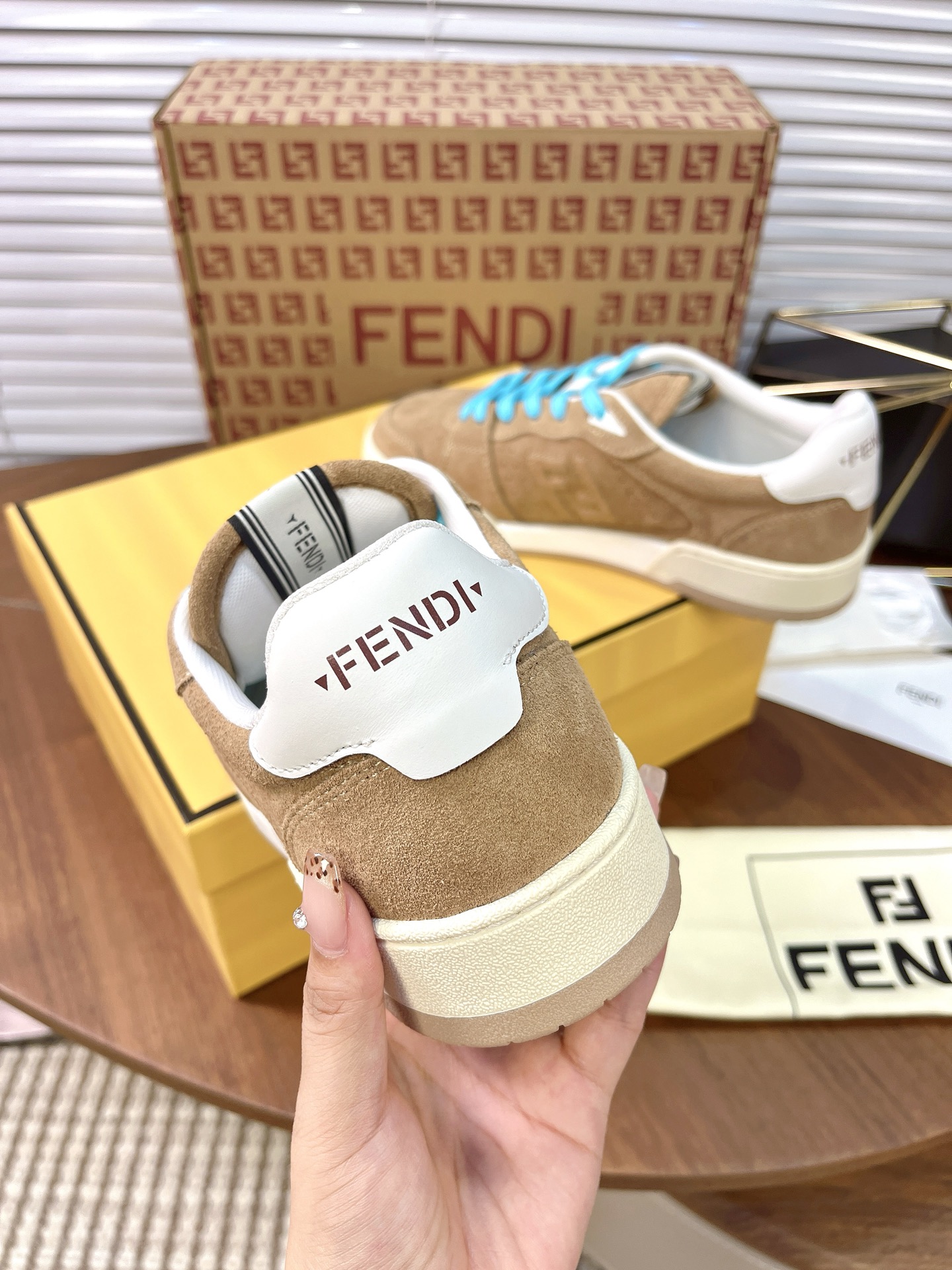 Cheap Fendi Sneakers For Men in 224580, $85 USD- [IB224580] - Replica Fendi Sneakers For Men