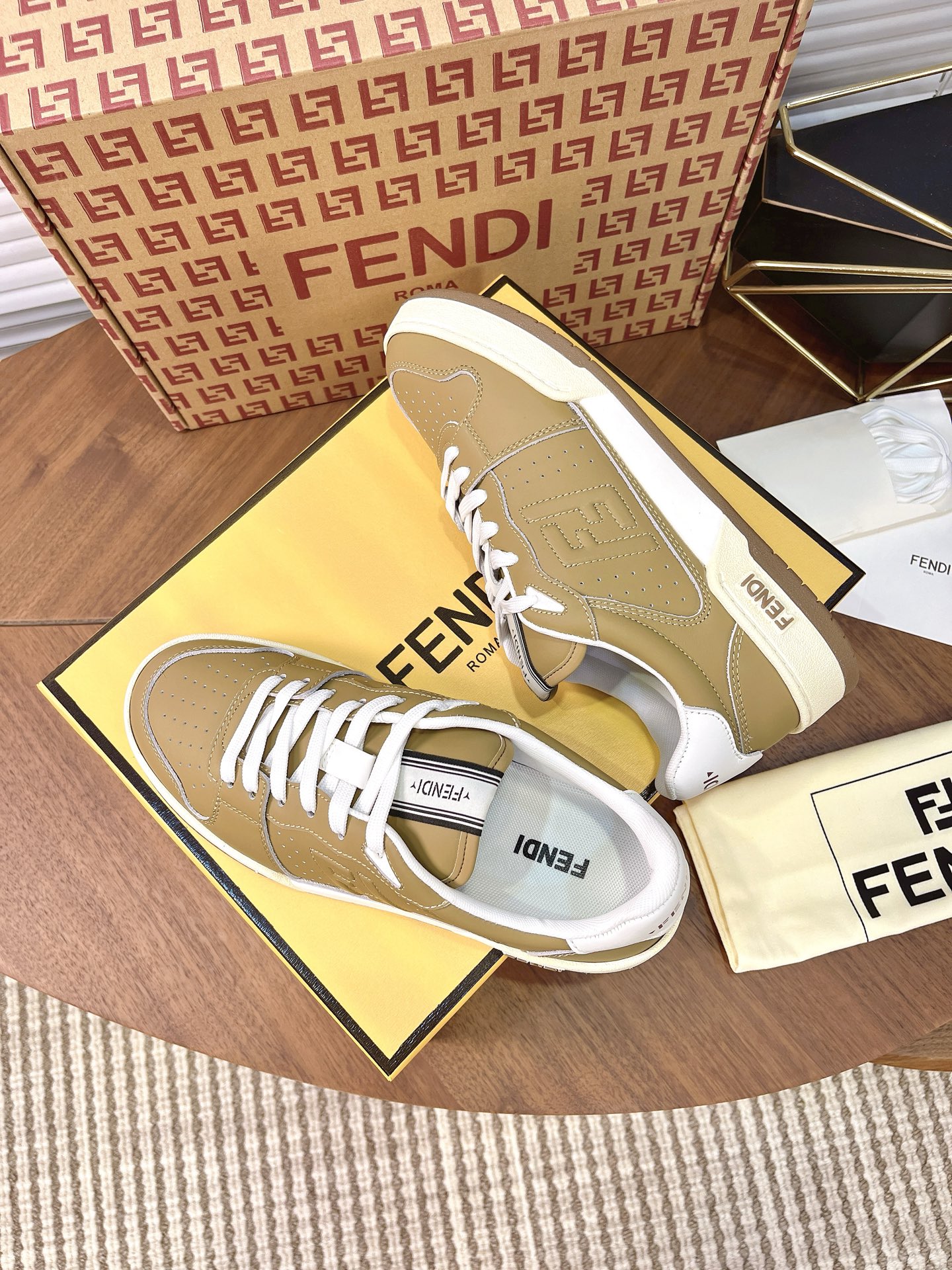 Cheap Fendi Sneakers For Men in 224581, $85 USD- [IB224581] - Replica Fendi Sneakers For Men