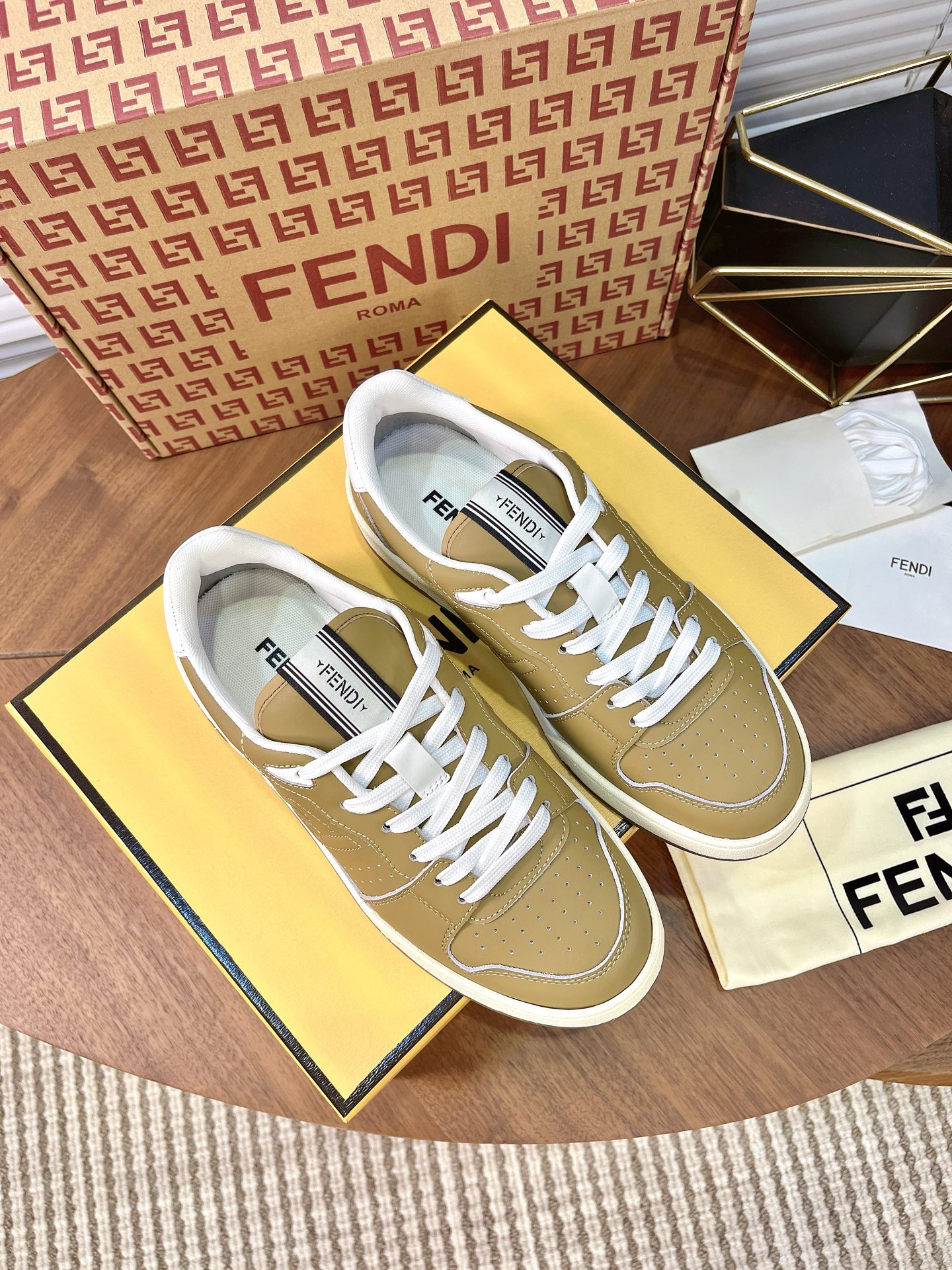 Cheap Fendi Sneakers For Men in 224581, $85 USD- [IB224581] - Replica Fendi Sneakers For Men