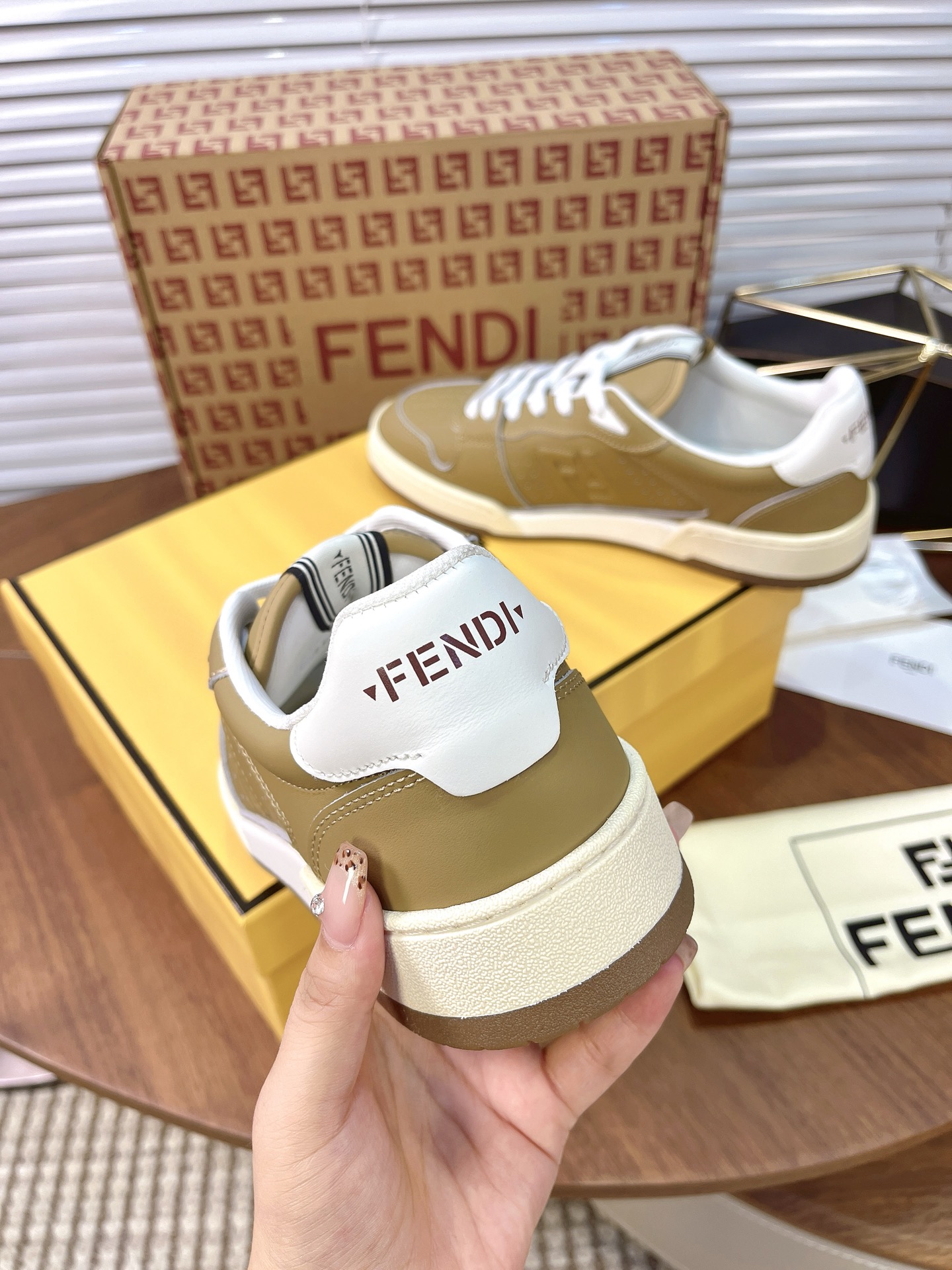 Cheap Fendi Sneakers For Men in 224581, $85 USD- [IB224581] - Replica Fendi Sneakers For Men