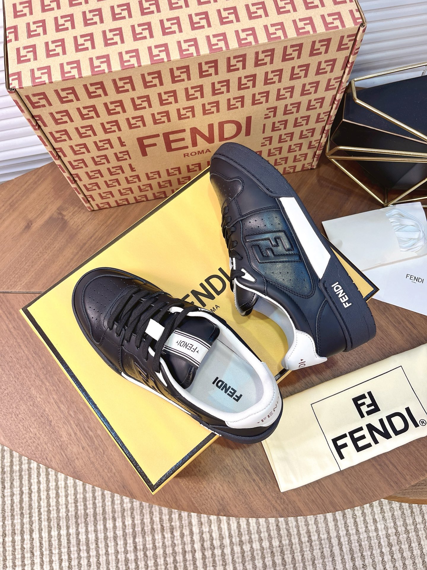 Cheap Fendi Sneakers For Men in 224582, $85 USD- [IB224582] - Replica Fendi Sneakers For Men
