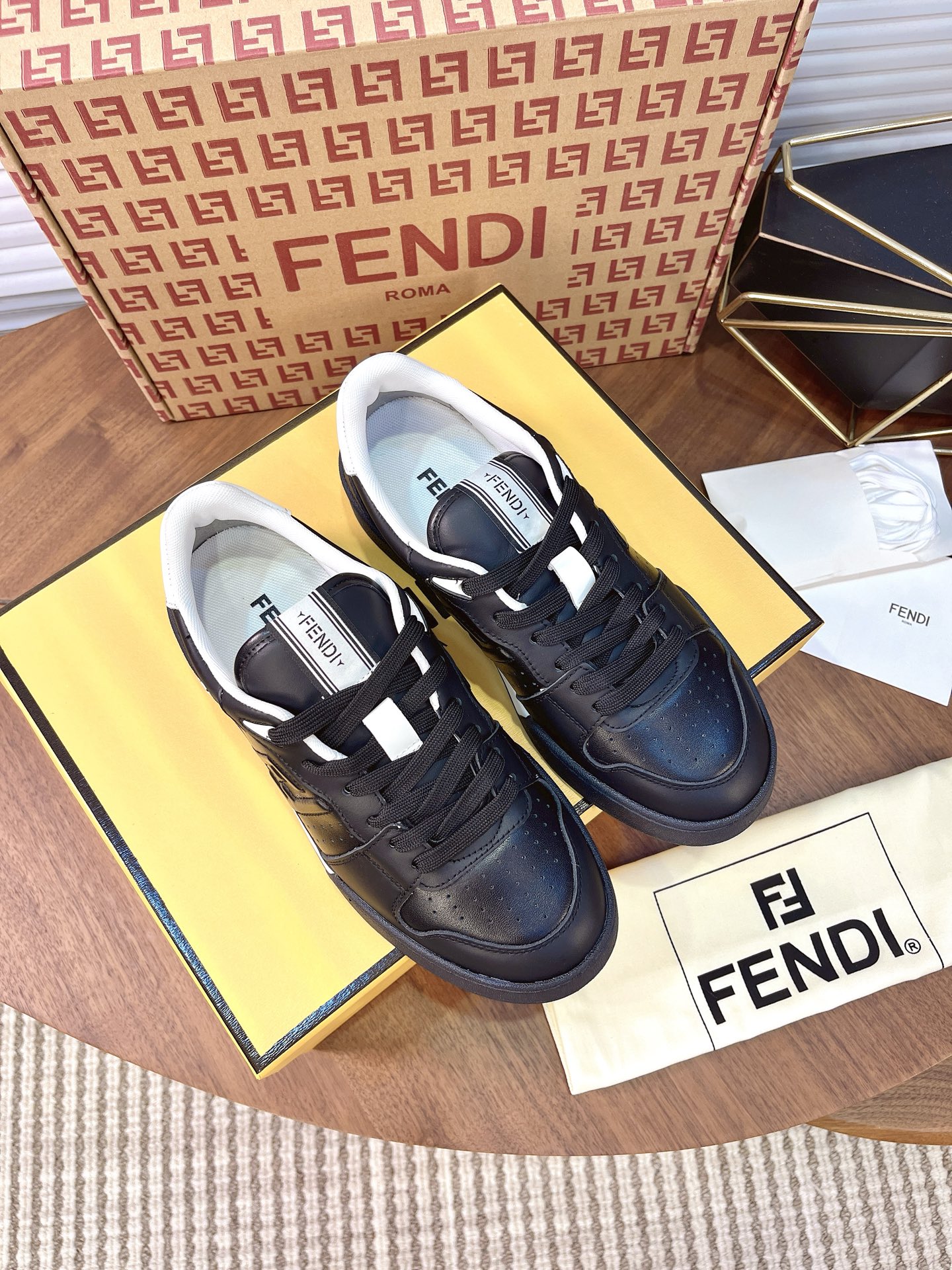 Cheap Fendi Sneakers For Men in 224582, $85 USD- [IB224582] - Replica Fendi Sneakers For Men