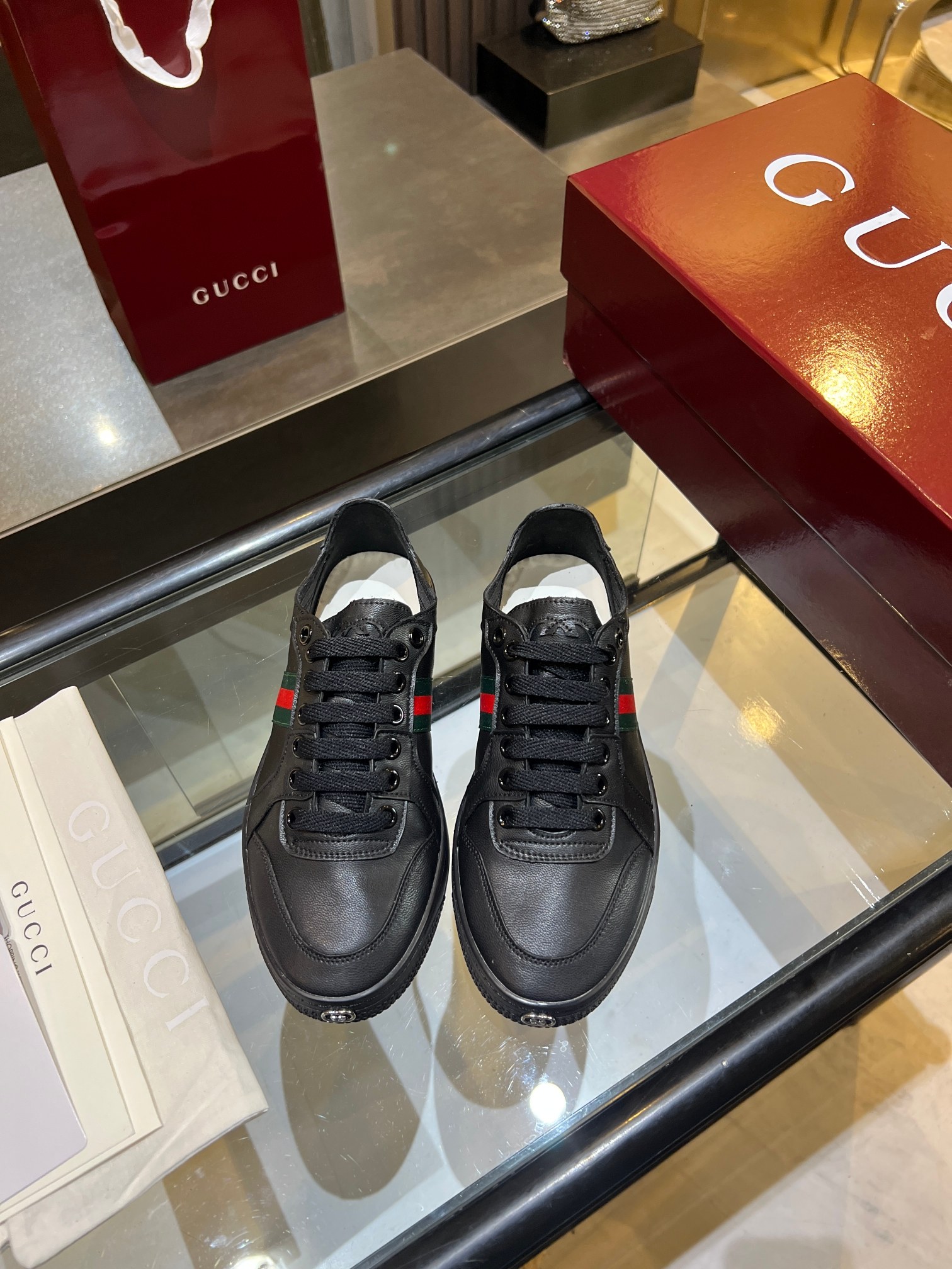 Cheap Gucci Tennis Shoes in 224593, $75 USD- [IB224593] - Replica Gucci Tennis Shoes