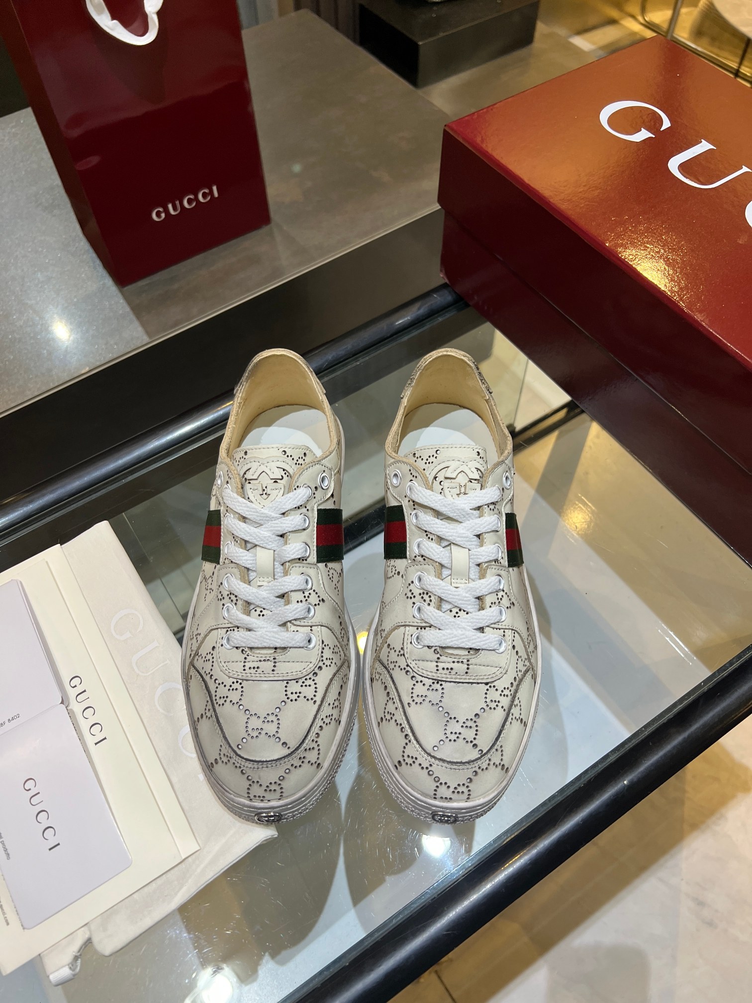 Cheap Gucci Tennis Shoes in 224595, $75 USD- [IB224595] - Replica Gucci Tennis Shoes