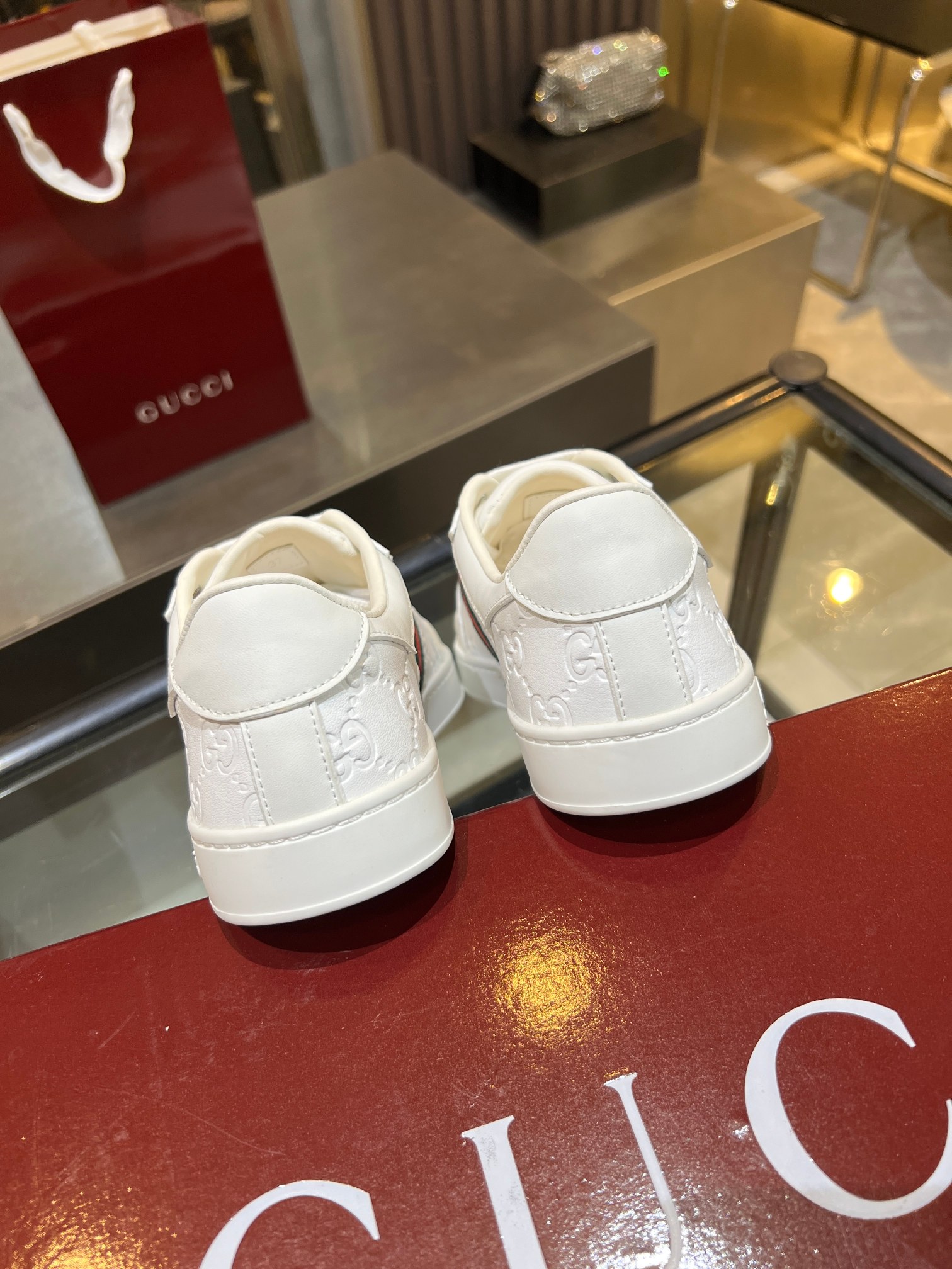 Cheap Gucci Tennis Shoes in 224596, $75 USD- [IB224596] - Replica Gucci Tennis Shoes