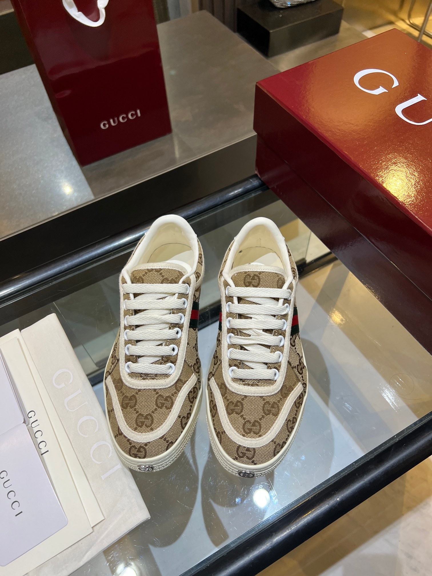 Cheap Gucci Tennis Shoes in 224597, $75 USD- [IB224597] - Replica Gucci Tennis Shoes