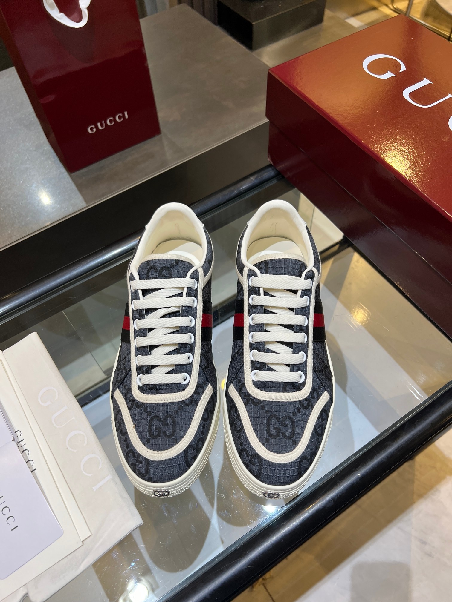 Cheap Gucci Tennis Shoes in 224599, $75 USD- [IB224599] - Replica Gucci Tennis Shoes
