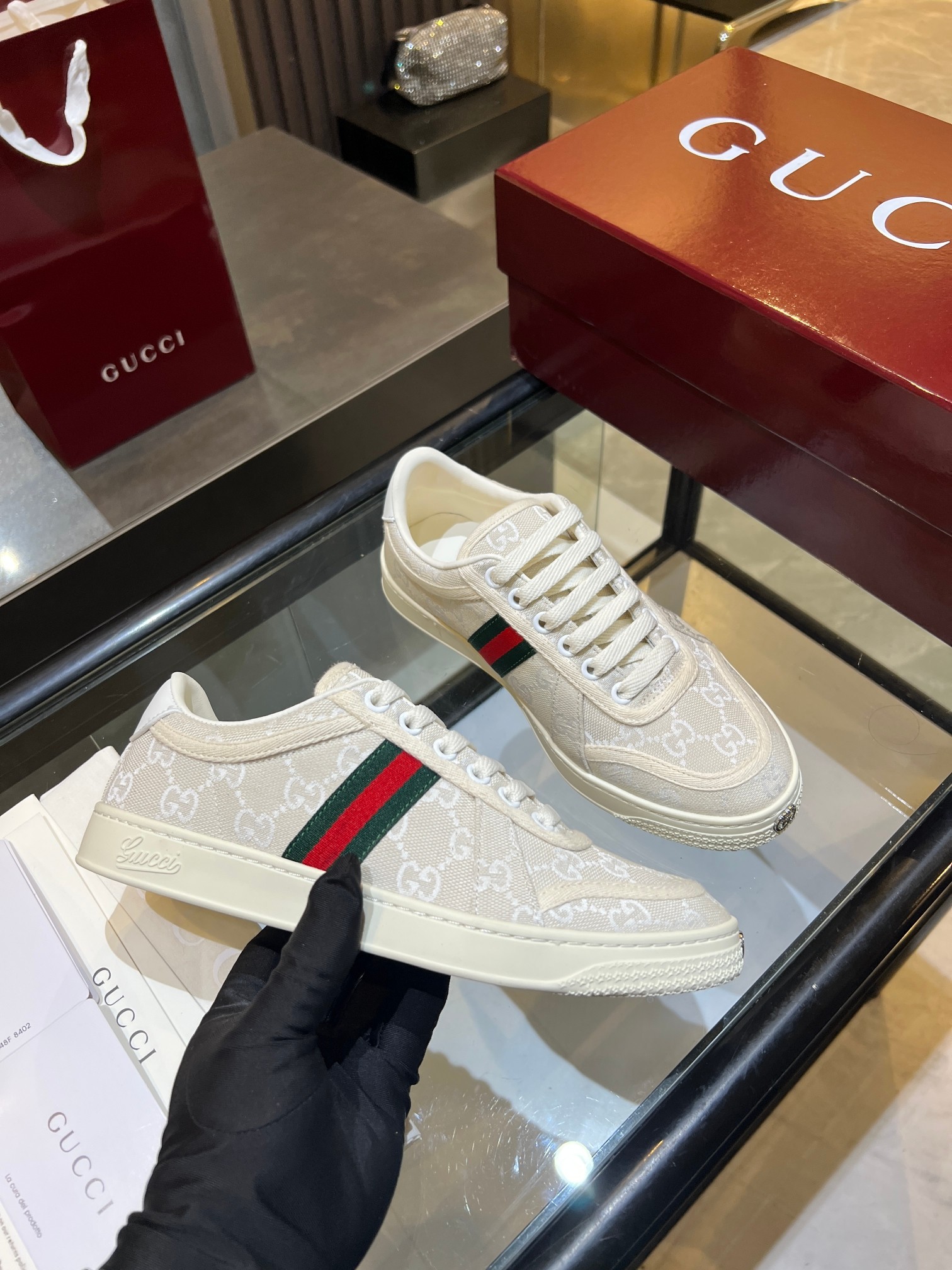 Cheap Gucci Tennis Shoes in 224600, $75 USD- [IB224600] - Replica Gucci Tennis Shoes
