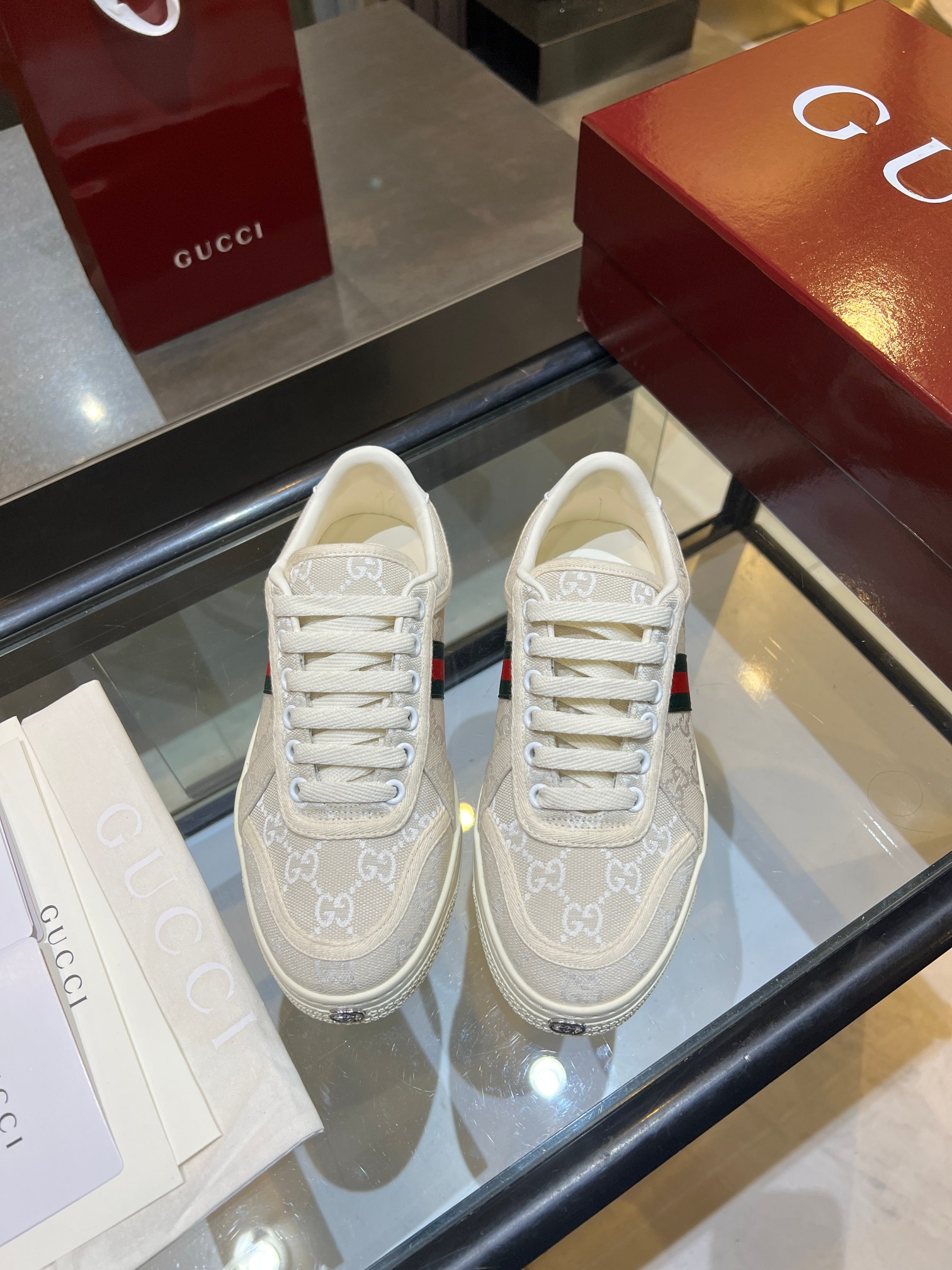 Cheap Gucci Tennis Shoes in 224600, $75 USD- [IB224600] - Replica Gucci Tennis Shoes