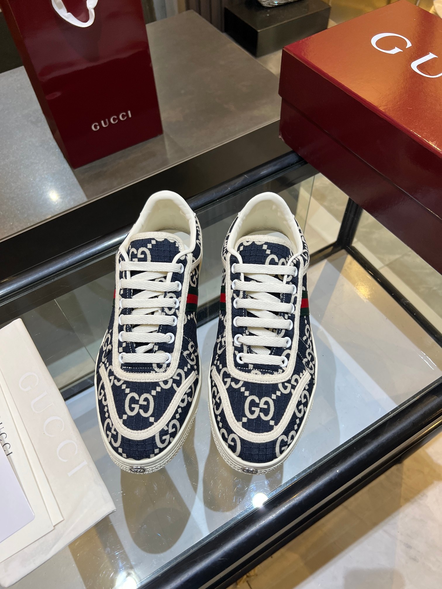Cheap Gucci Tennis Shoes in 224604, $75 USD- [IB224604] - Replica Gucci Tennis Shoes