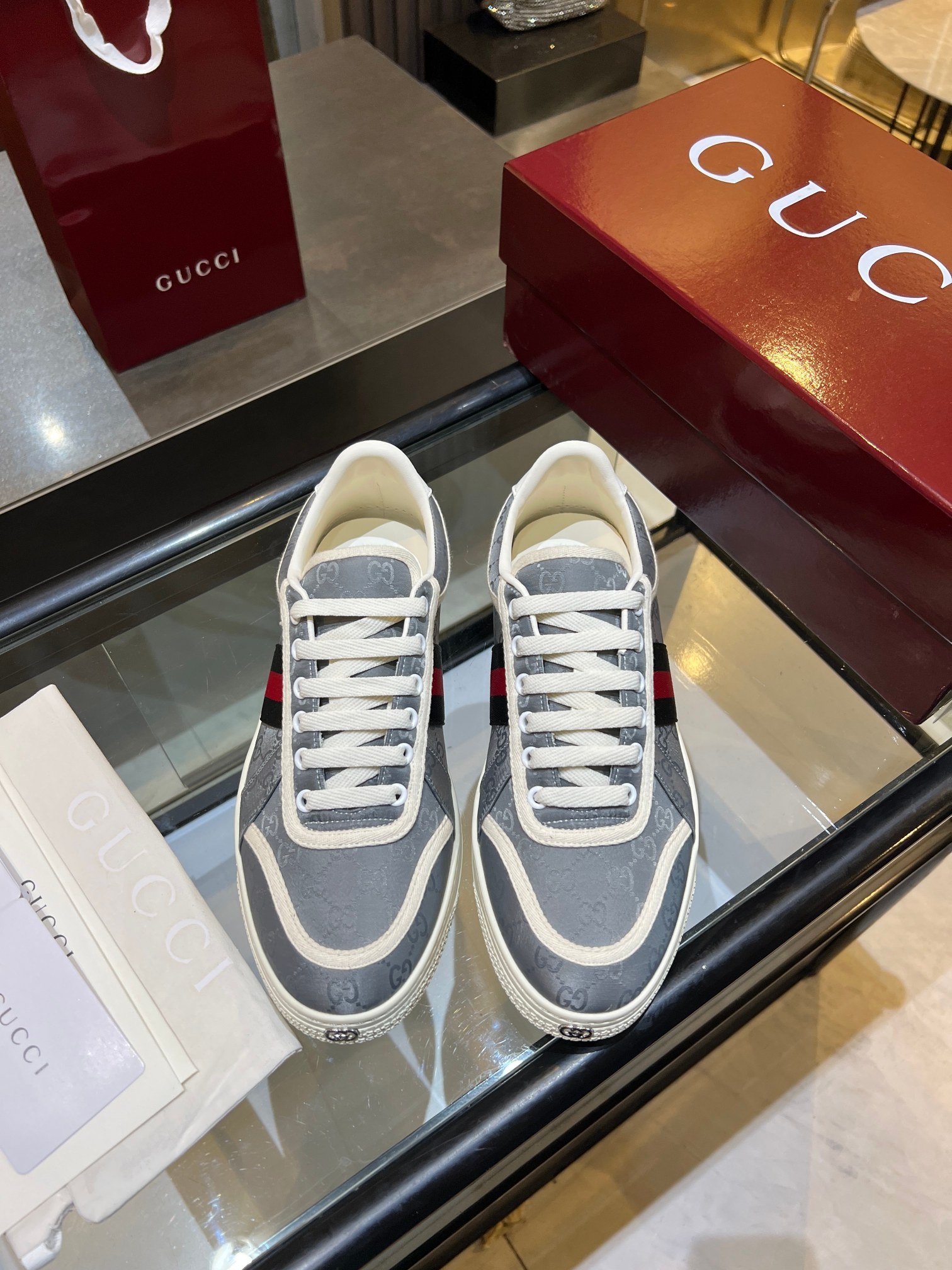 Cheap Gucci Tennis Shoes in 224606, $75 USD- [IB224606] - Replica Gucci Tennis Shoes