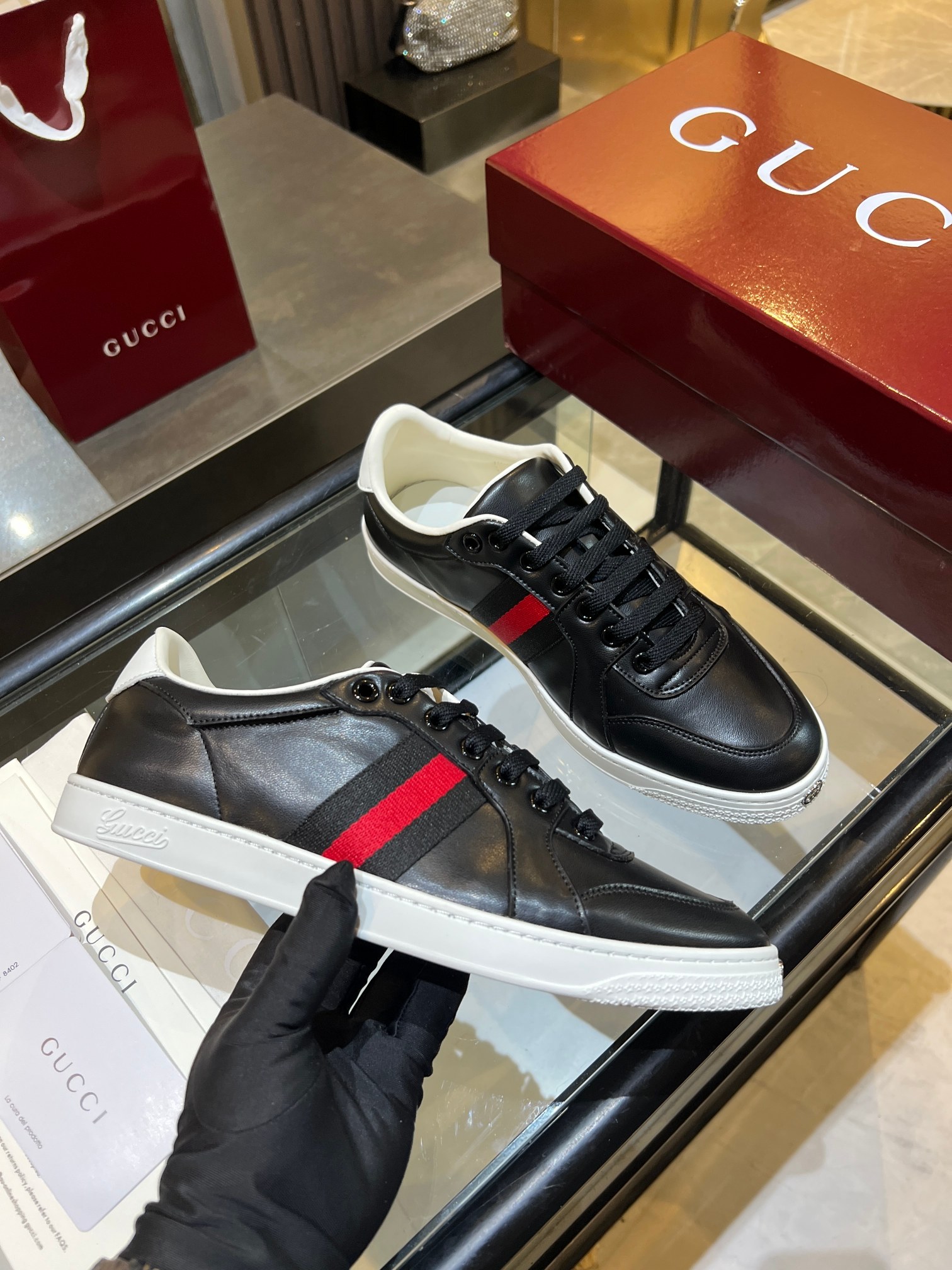 Cheap Gucci Tennis Shoes in 224608, $75 USD- [IB224608] - Replica Gucci Tennis Shoes