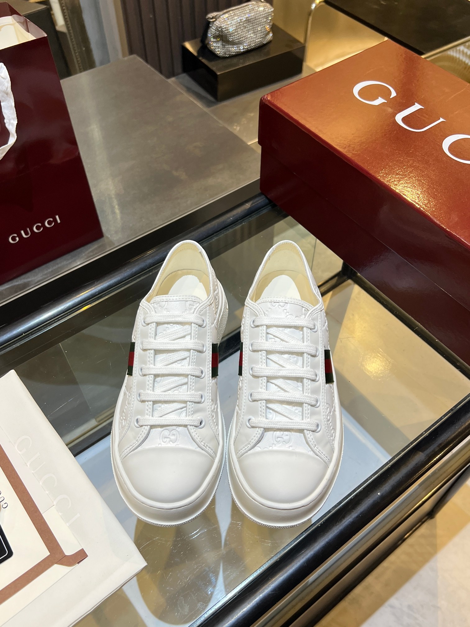 Cheap Gucci Tennis Shoes in 224626, $75 USD- [IB224626] - Replica Gucci Tennis Shoes