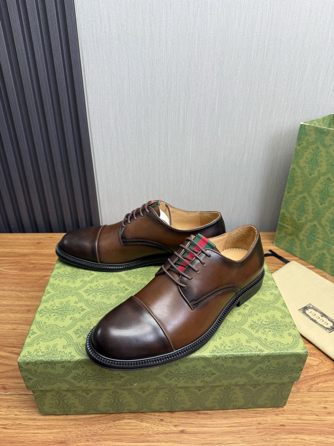 Cheap Gucci Dress Shoes For Men in 224637, $75 USD- [IB224637] - Replica Gucci Dress Shoes For Men