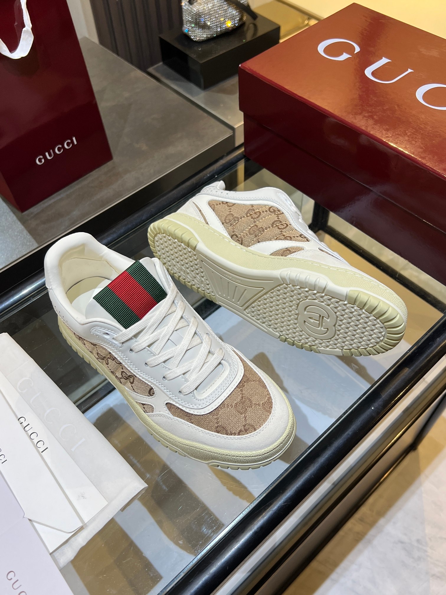 Cheap Gucci Sneakers For Men in 224643, $85 USD- [IB224643] - Replica Gucci Sneakers For Men