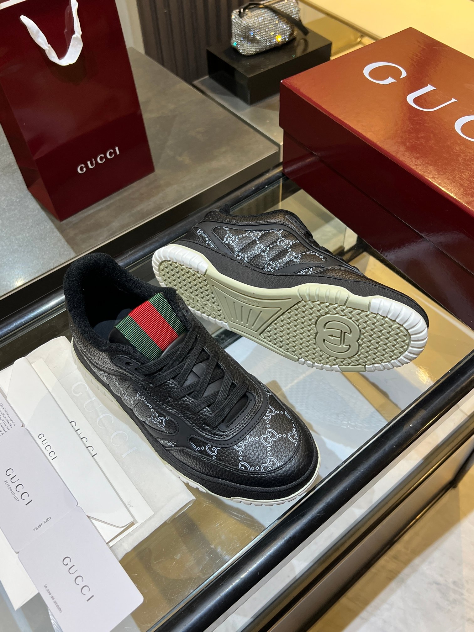 Cheap Gucci Sneakers For Men in 224645, $85 USD- [IB224645] - Replica Gucci Sneakers For Men